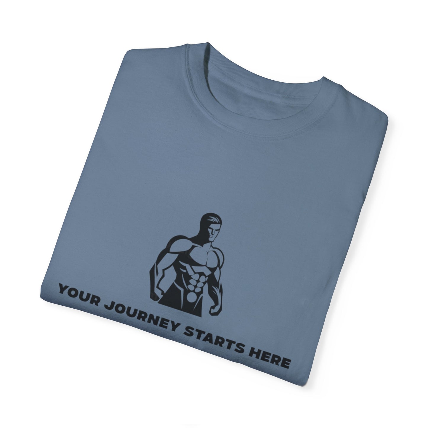 'Your Journey Starts Here 'Motivational Fitness T-Shirts