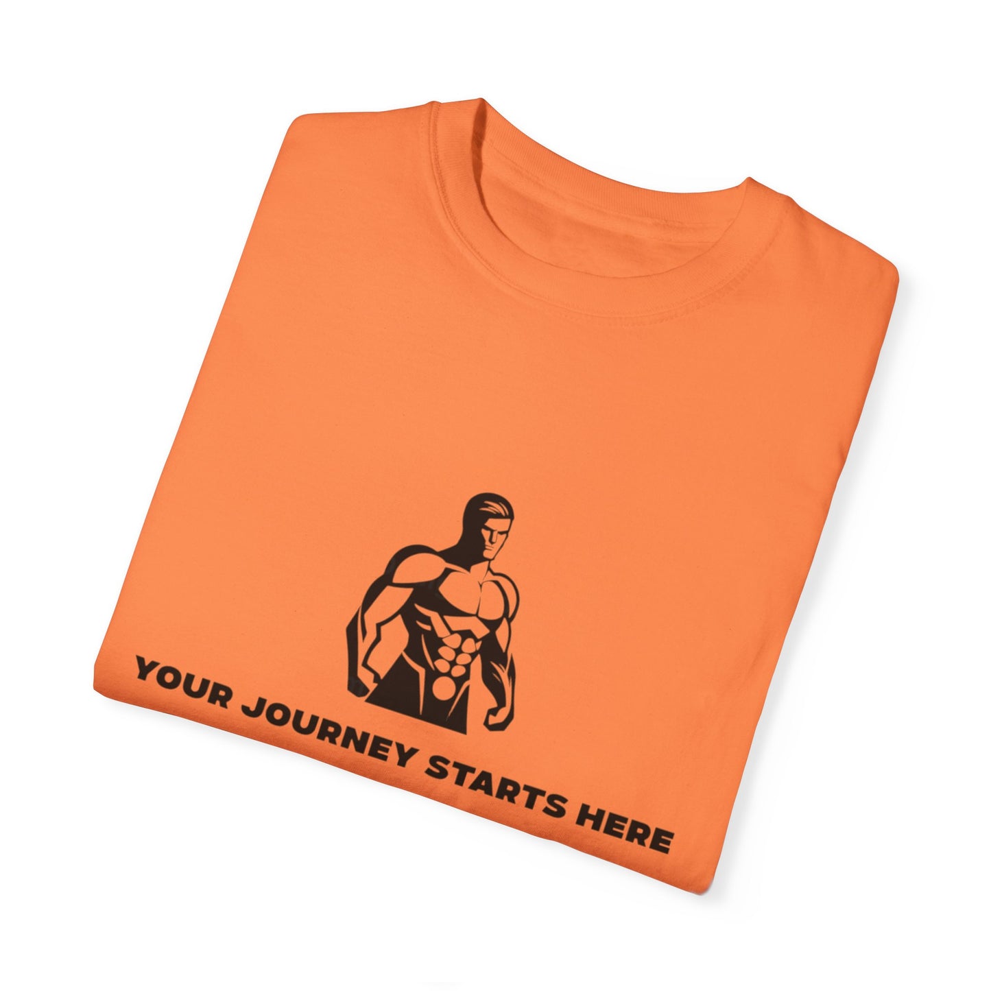 'Your Journey Starts Here 'Motivational Fitness T-Shirts