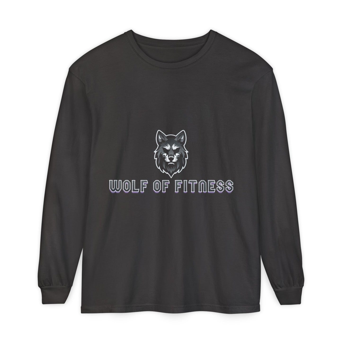 Wolf of Fitness Long Sleeve T-Shirts