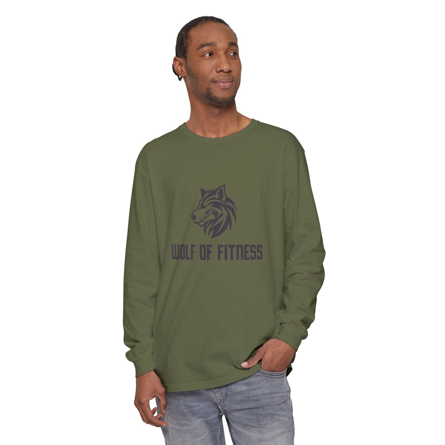 Wolf of Fitness Long Sleeve T-Shirts