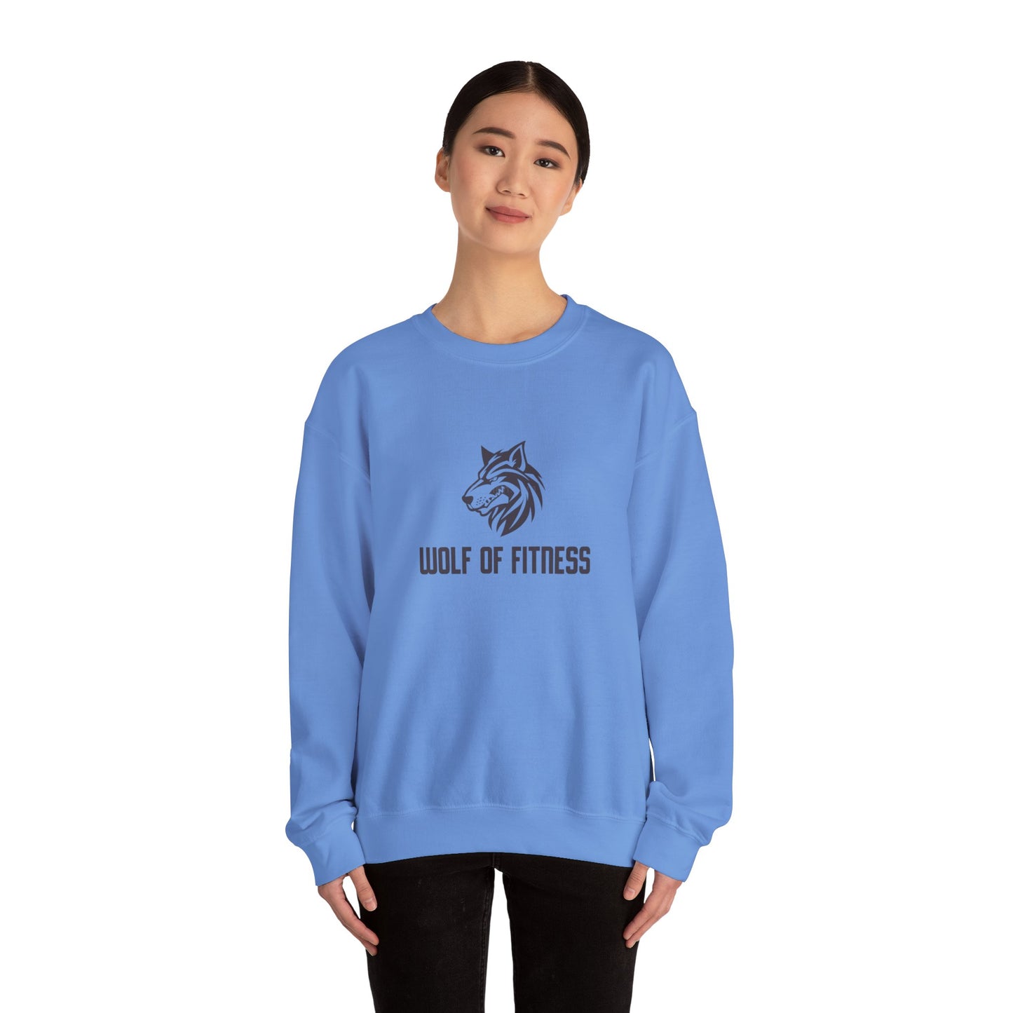 Wolf of Fitness Unisex Crewneck Sweatshirt | Motivational Gym Apparel