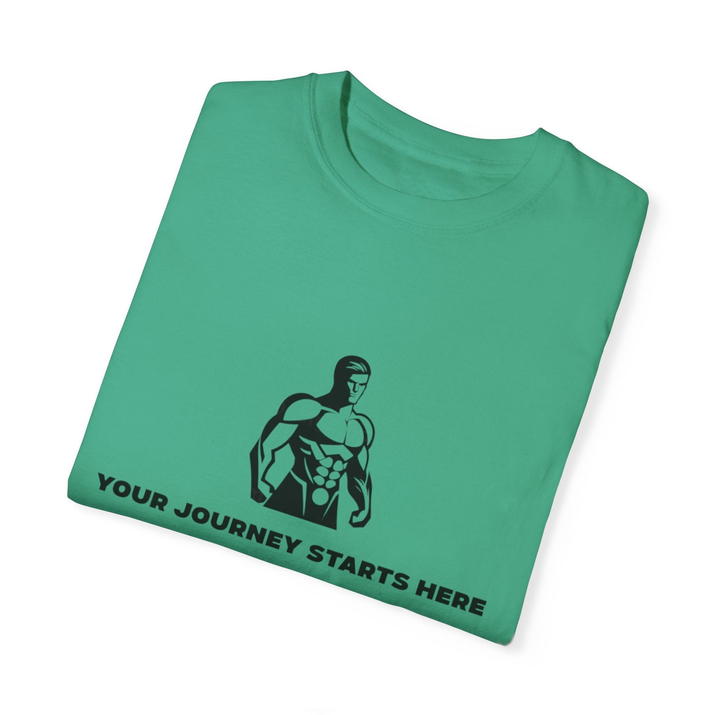 'Your Journey Starts Here 'Motivational Fitness T-Shirts