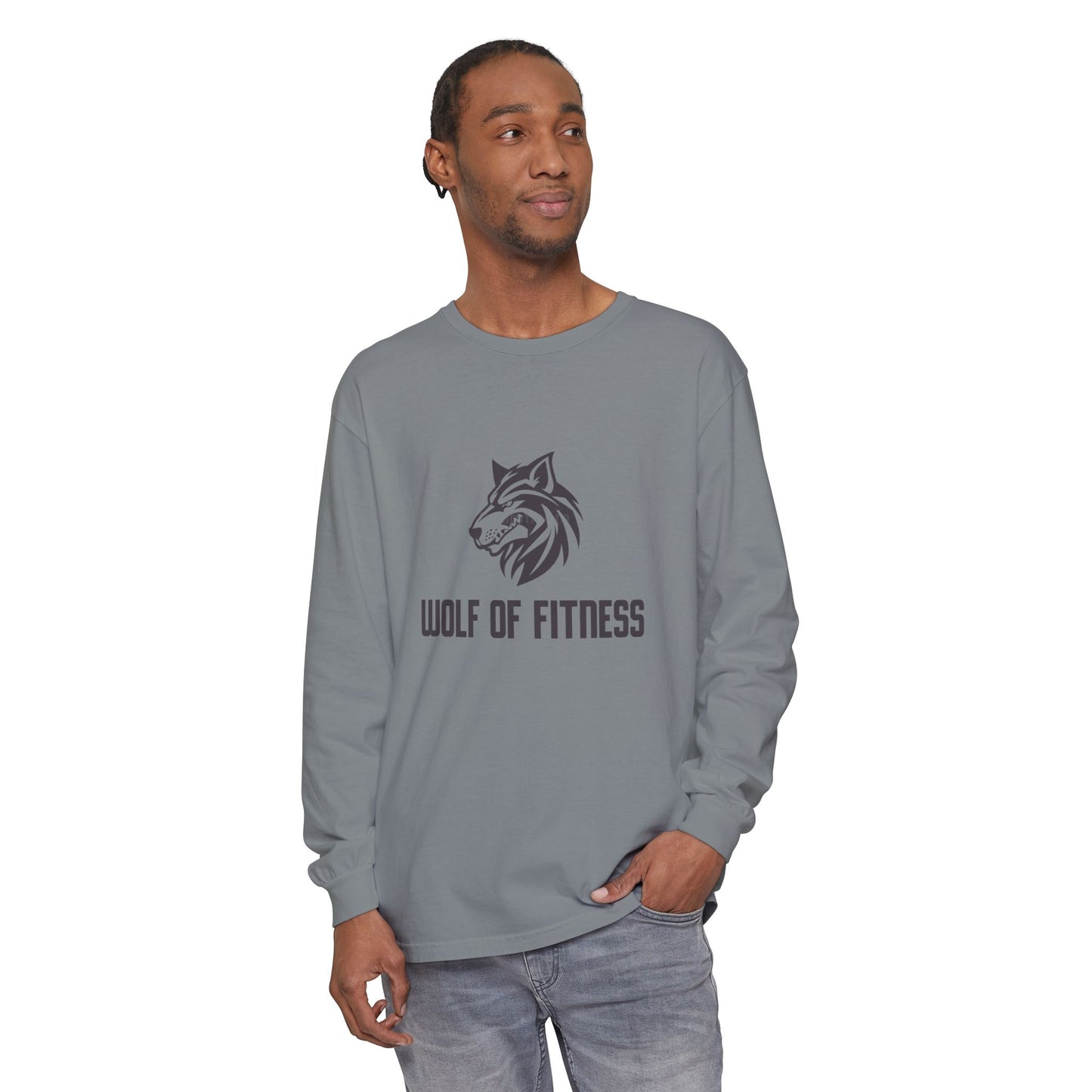 Wolf of Fitness Long Sleeve T-Shirts