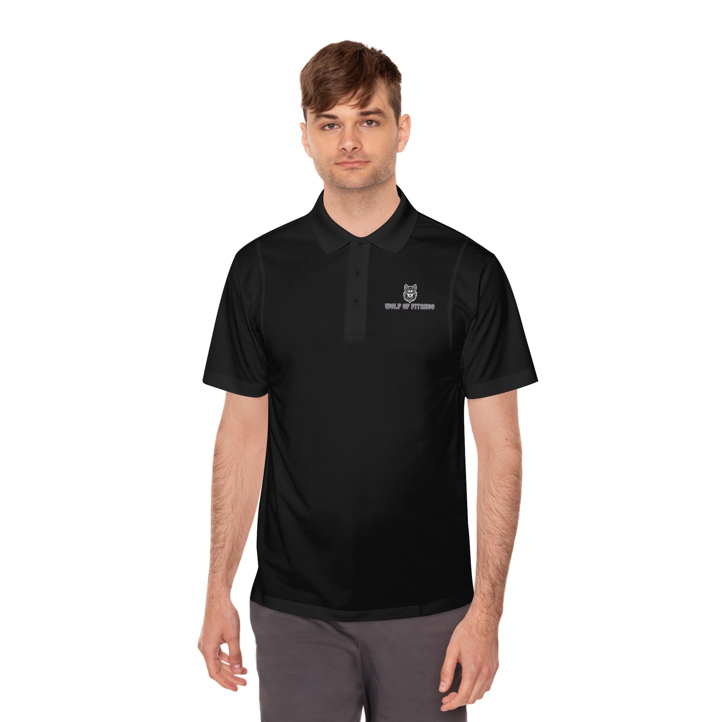 Men's Sport Polo Shirt - WOLF OF FITNESS Activewear