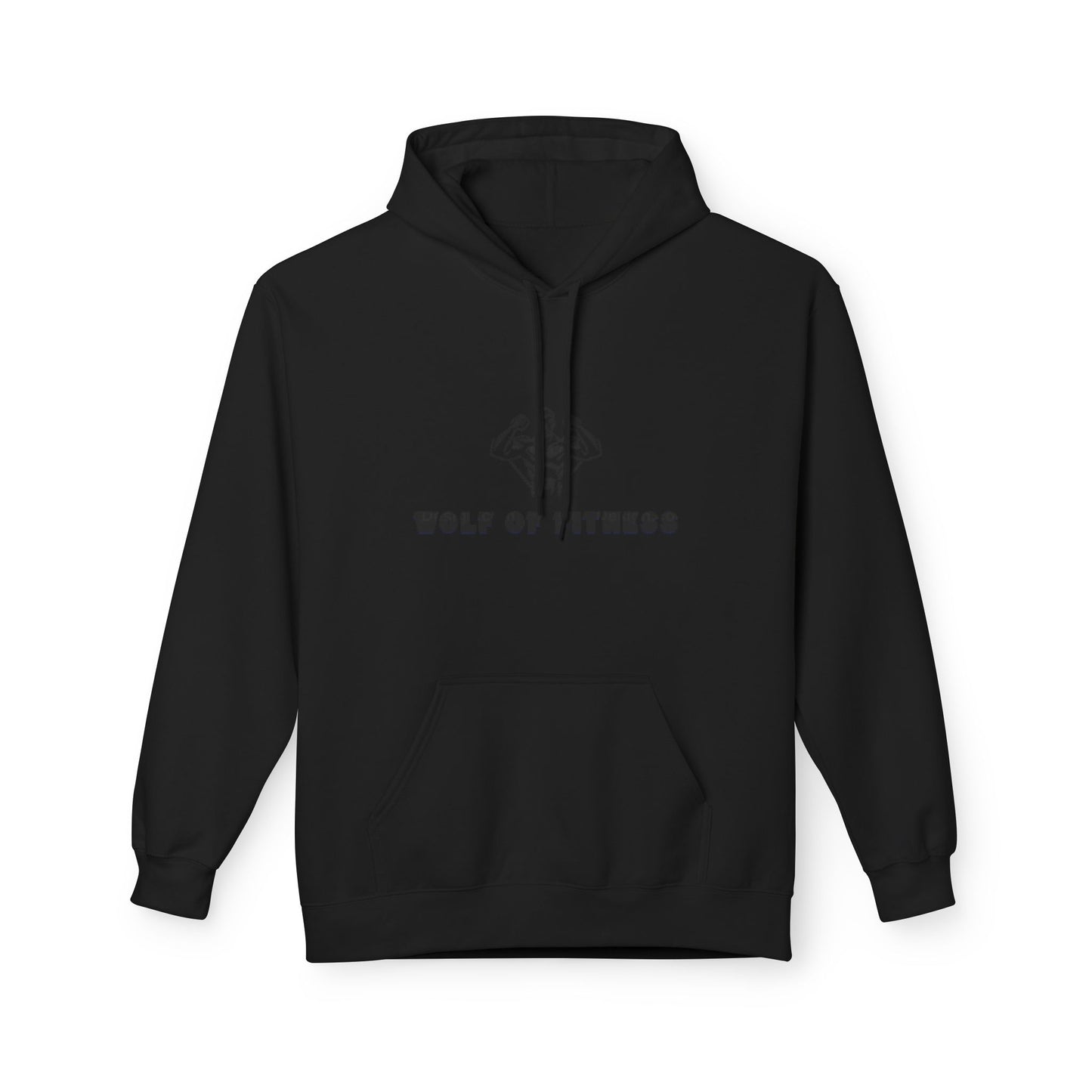 Wolf of Fitness Unisex Fleece Hoodies - Motivational Workout Apparel