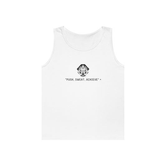 "Push, Sweat, Achieve" Tank Tops