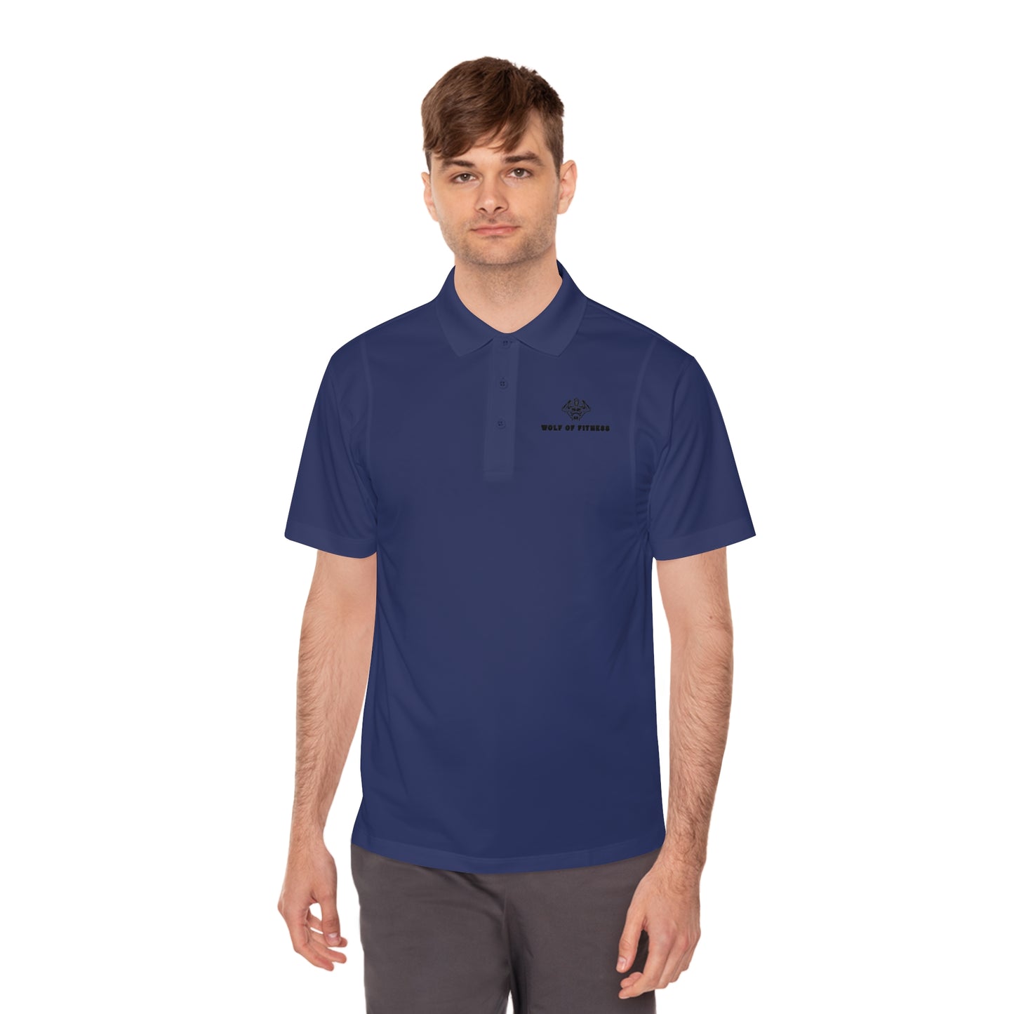 Men's Sport Polo Shirt - Perfect for the Active Lifestyle | Wolf of Fitness Design