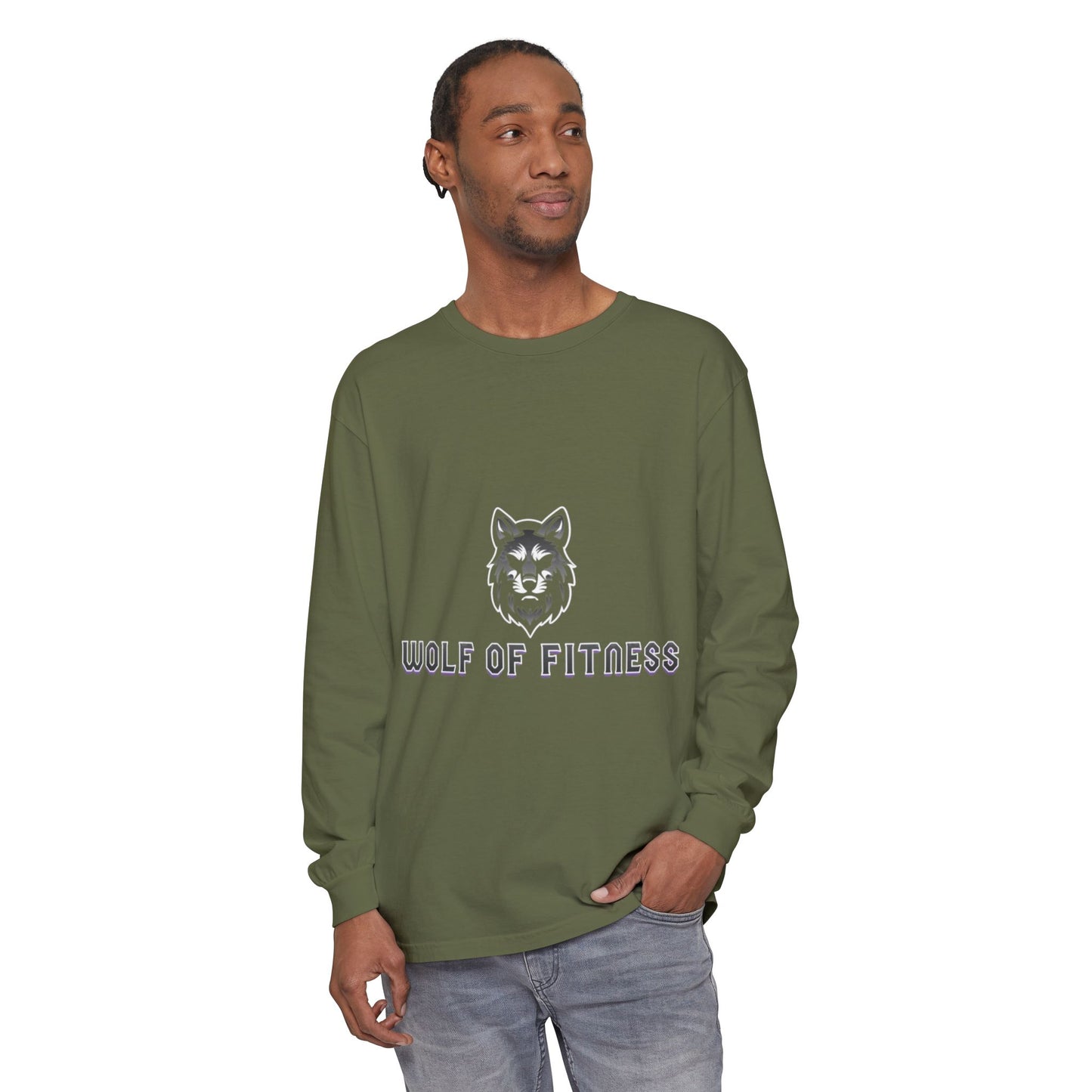 Wolf of Fitness Long Sleeve T-Shirts