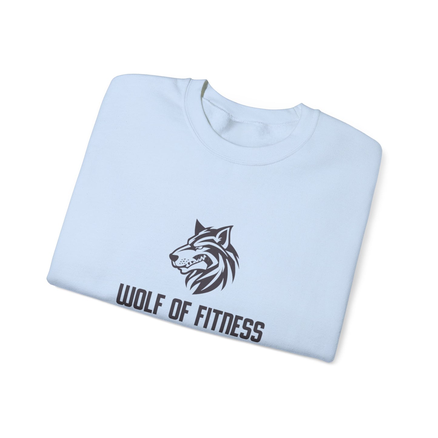 Wolf of Fitness Unisex Crewneck Sweatshirt | Motivational Gym Apparel