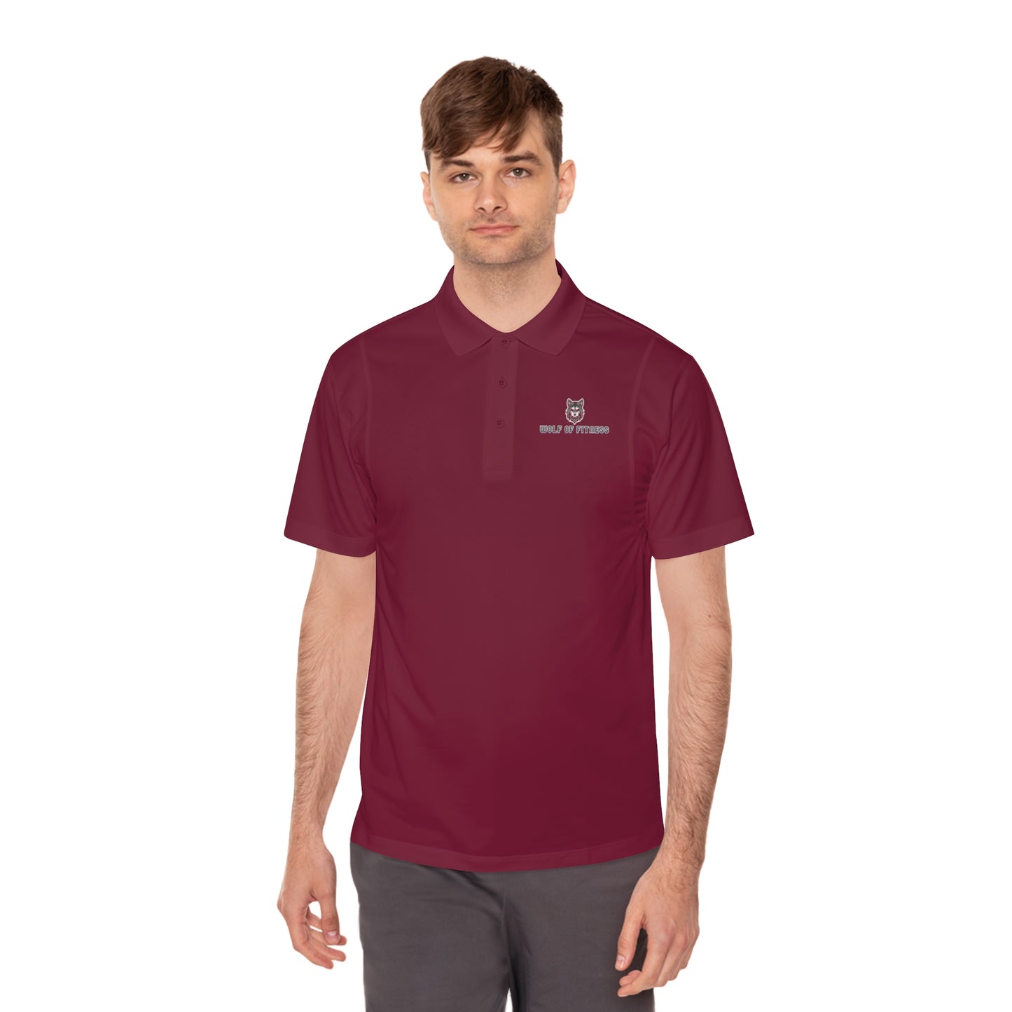 Men's Sport Polo Shirt - WOLF OF FITNESS Activewear