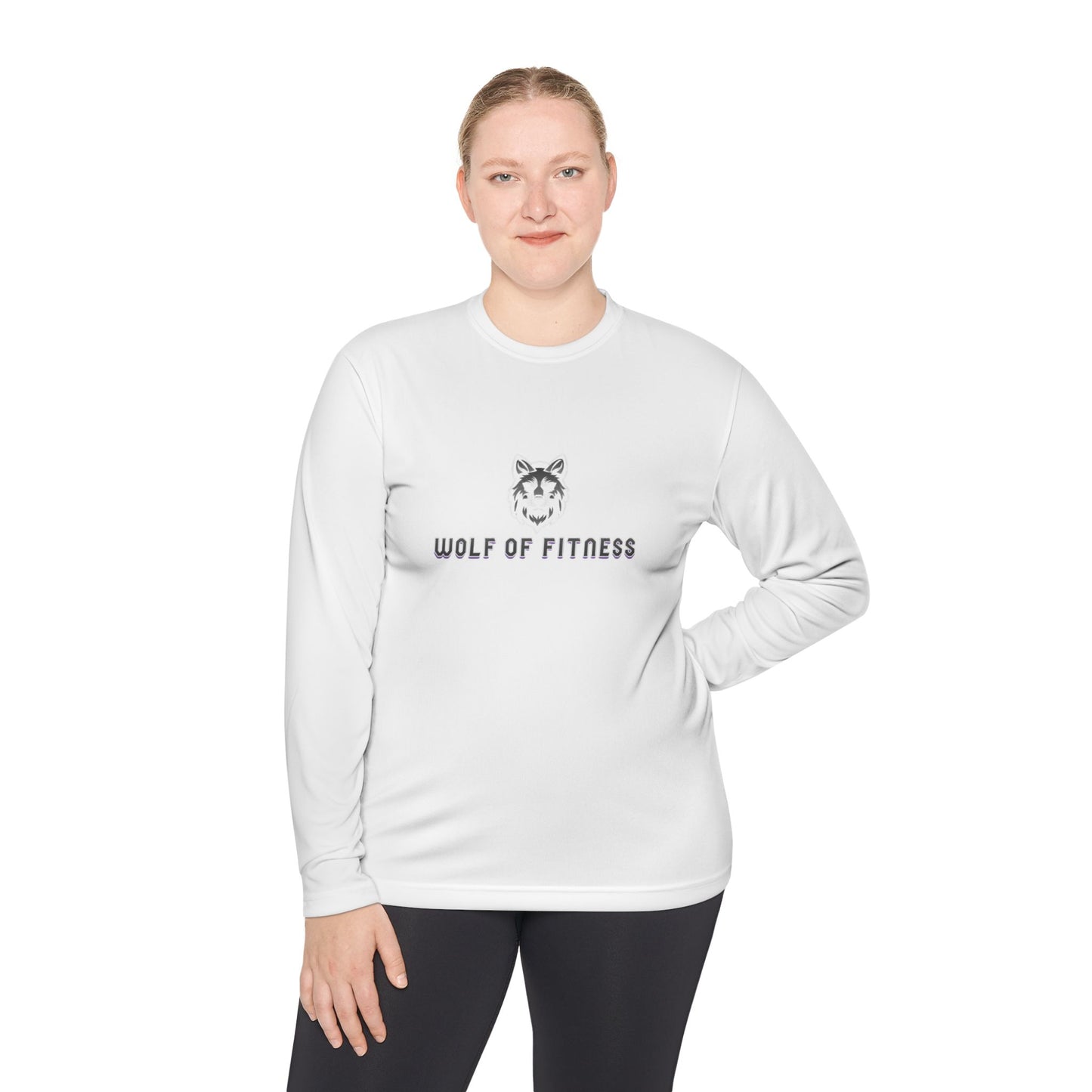 Wolf of Fitness Unisex Long Sleeve Tee - Lightweight Workout Shirt