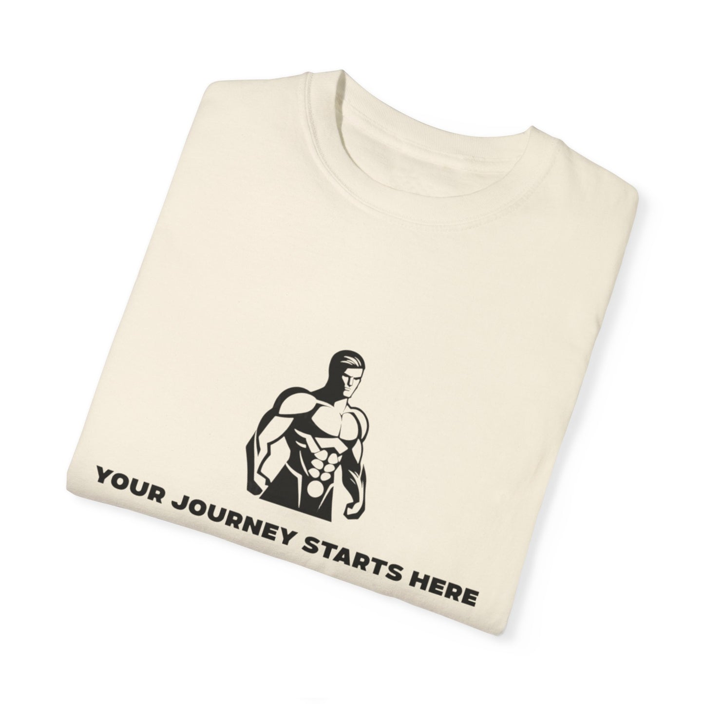 'Your Journey Starts Here 'Motivational Fitness T-Shirts