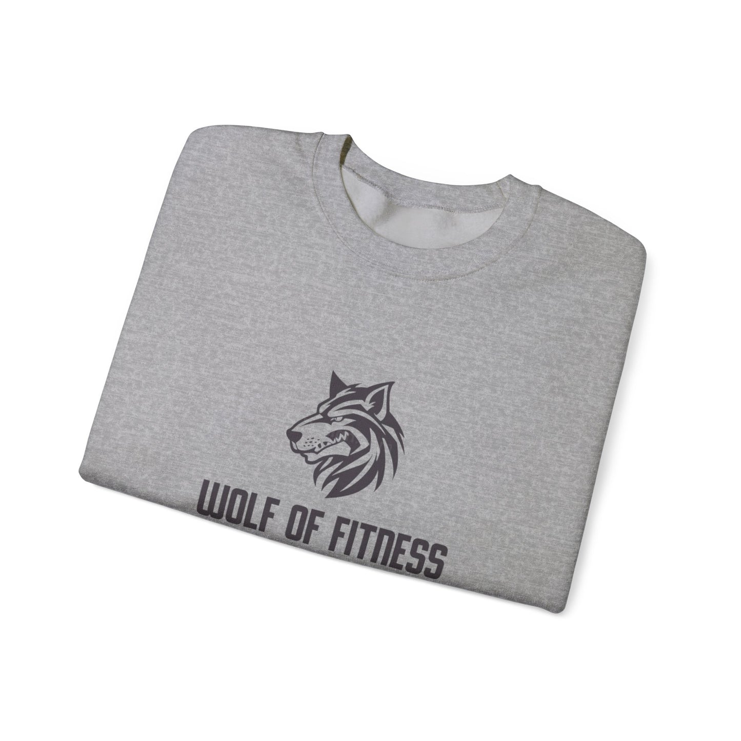 Wolf of Fitness Unisex Crewneck Sweatshirt | Motivational Gym Apparel