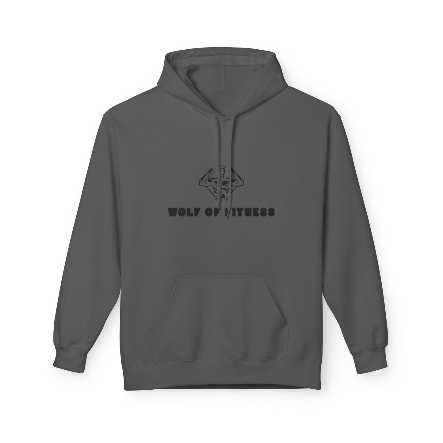 Wolf of Fitness Unisex Fleece Hoodies - Motivational Workout Apparel