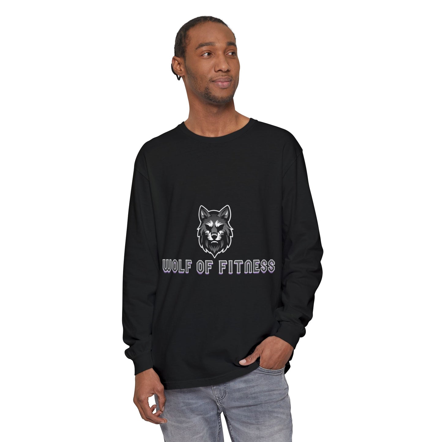 Wolf of Fitness Long Sleeve T-Shirts