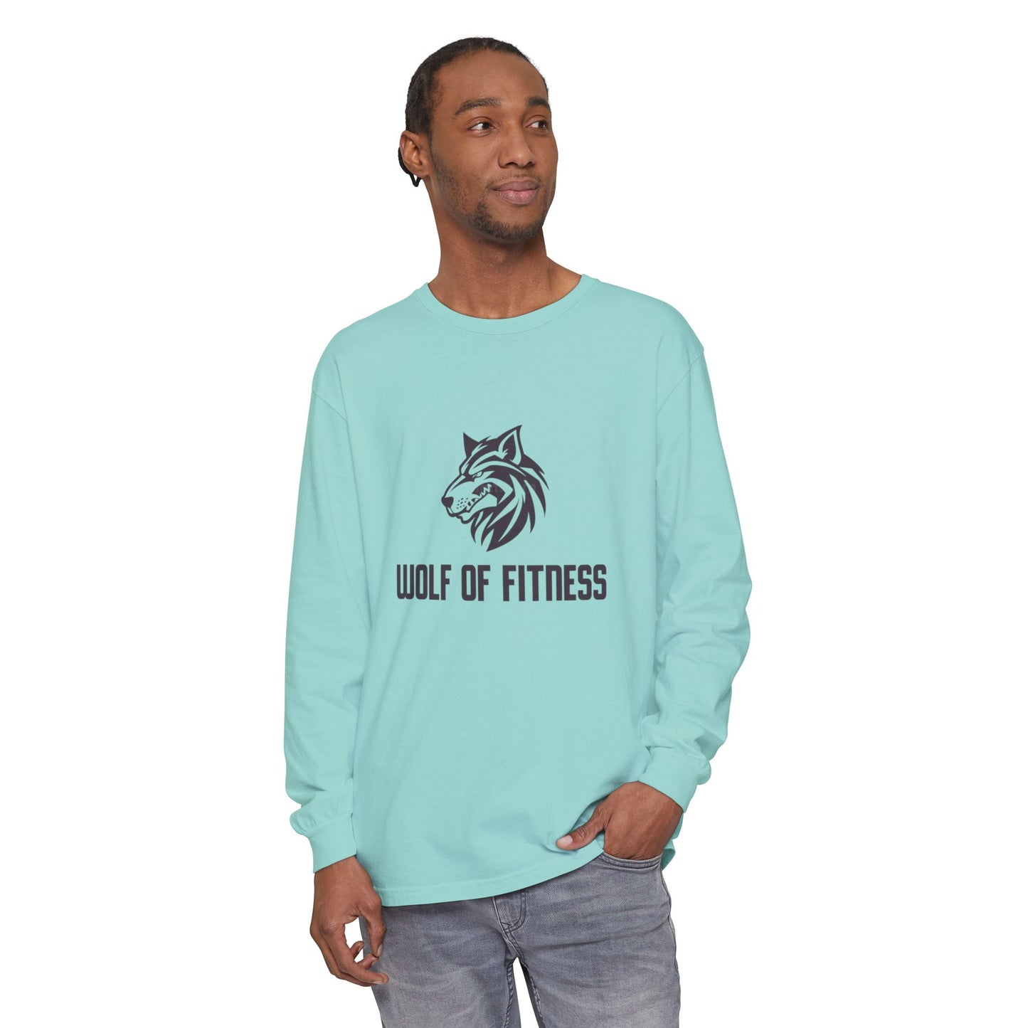 Wolf of Fitness Long Sleeve T-Shirts