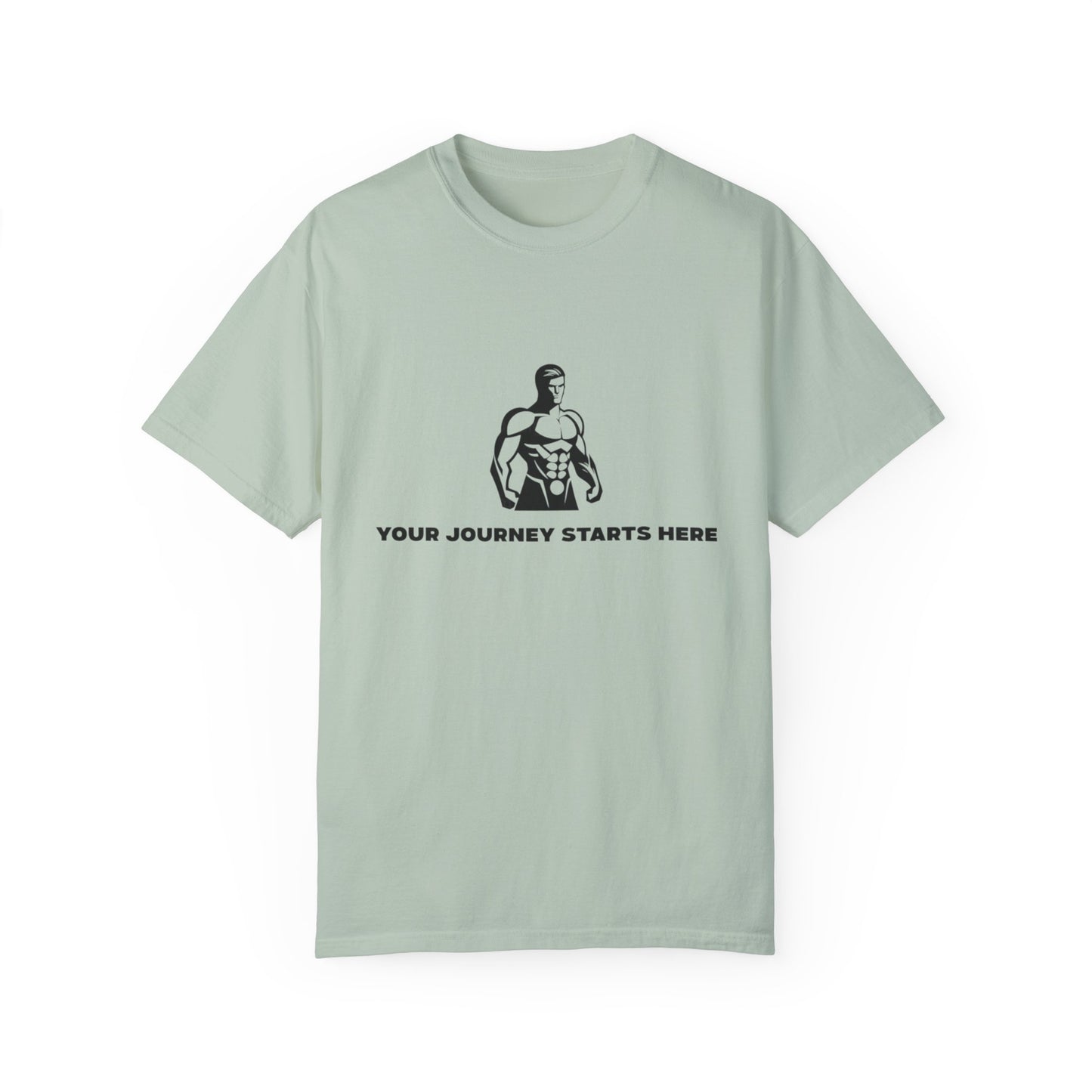 'Your Journey Starts Here 'Motivational Fitness T-Shirts