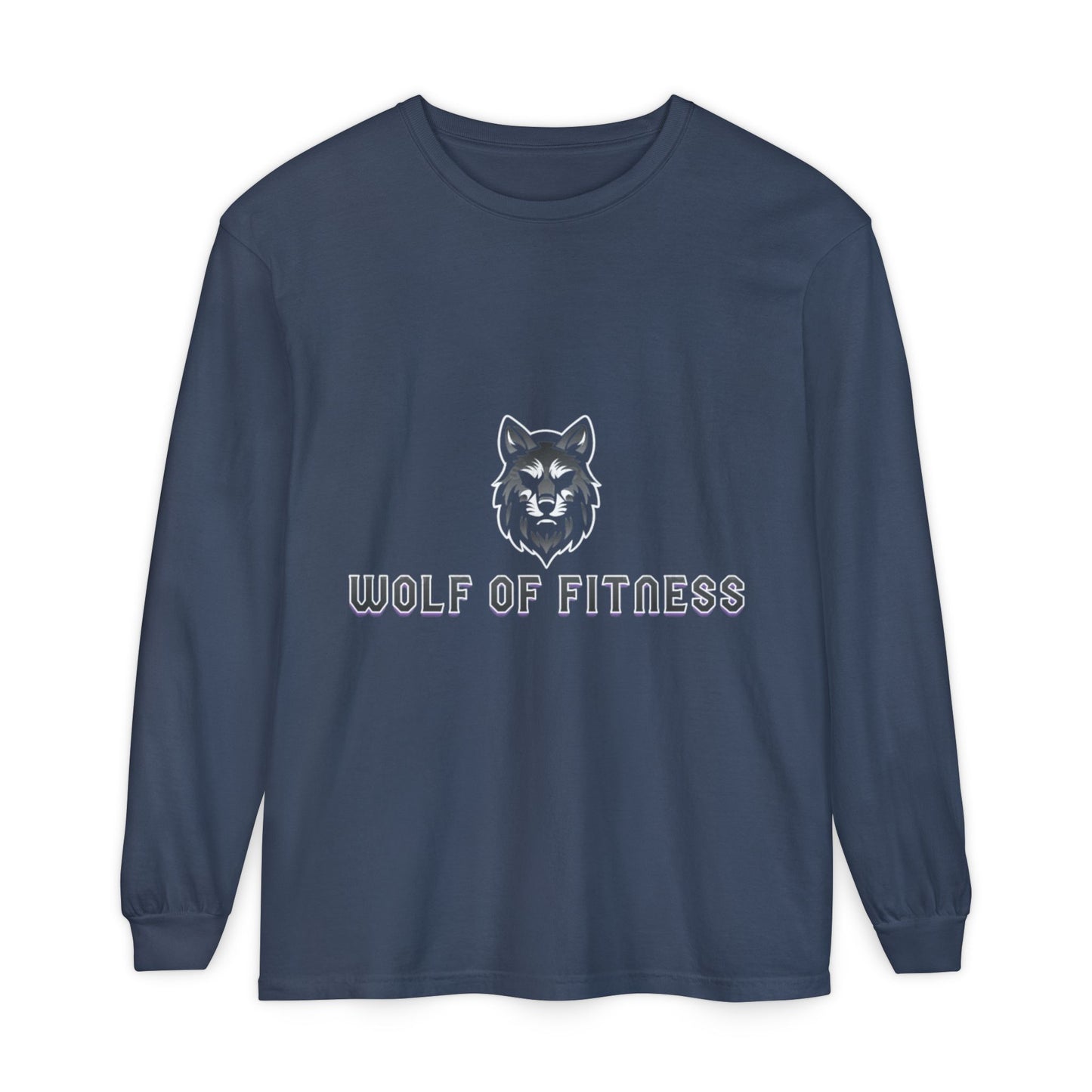 Wolf of Fitness Long Sleeve T-Shirts