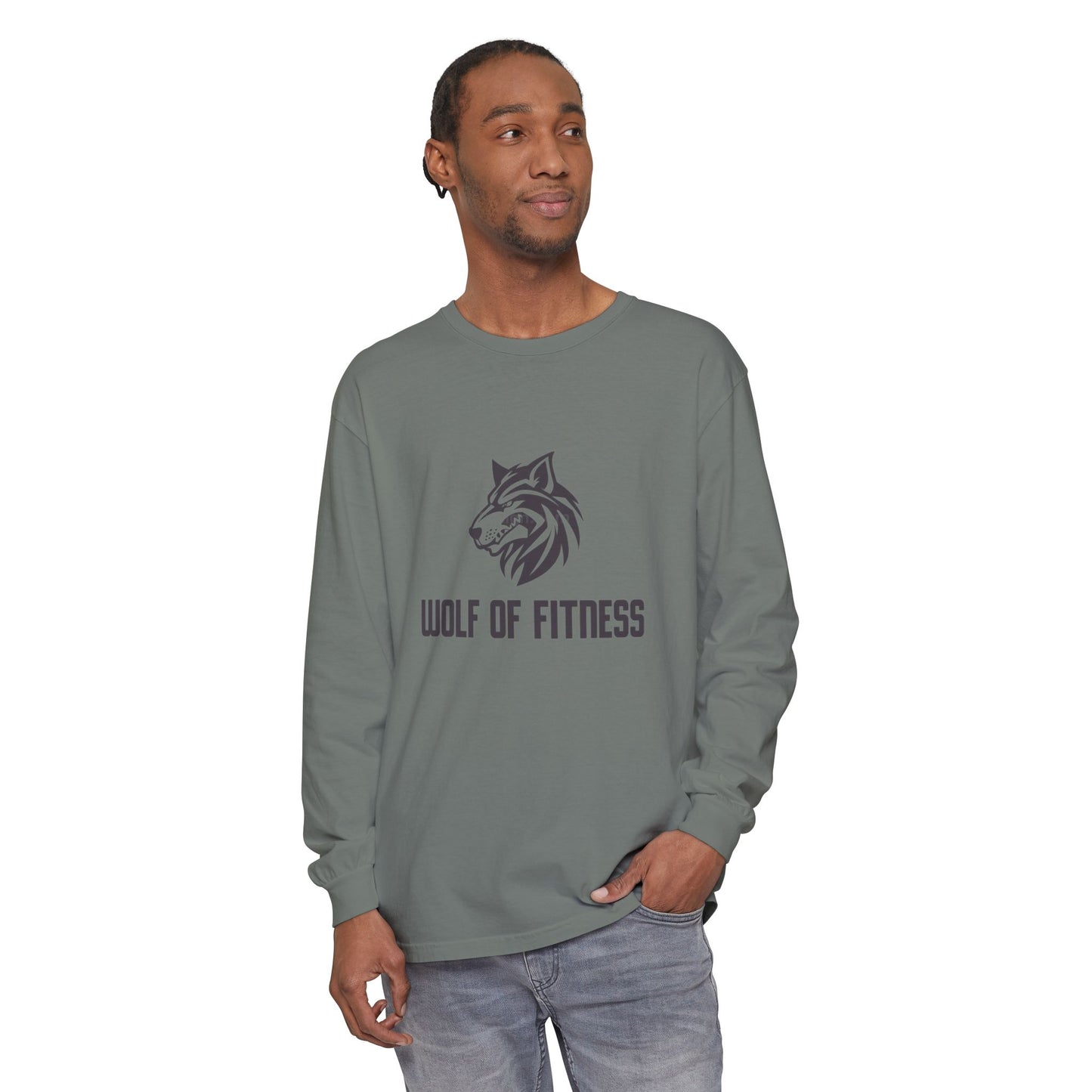 Wolf of Fitness Long Sleeve T-Shirts