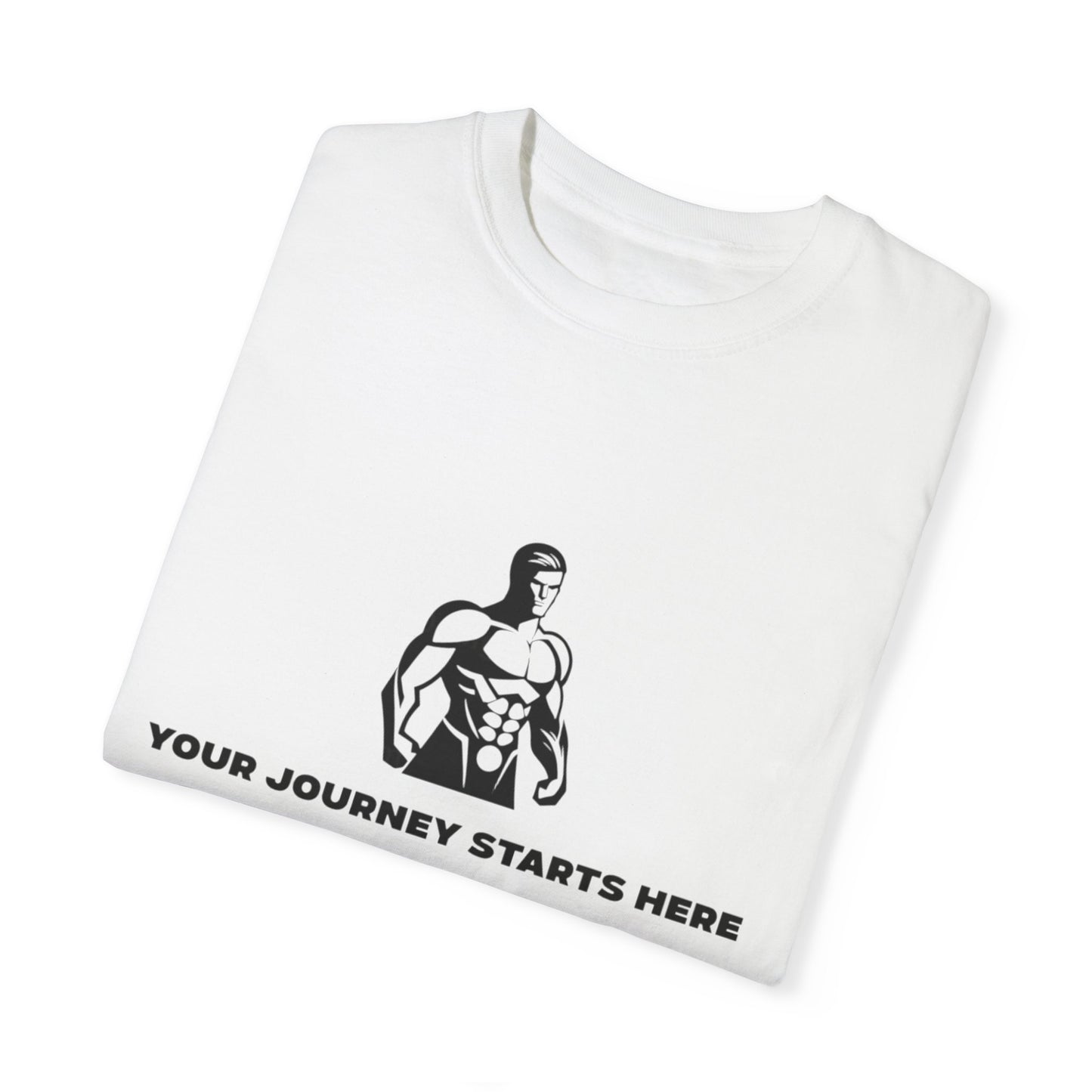 'Your Journey Starts Here 'Motivational Fitness T-Shirts