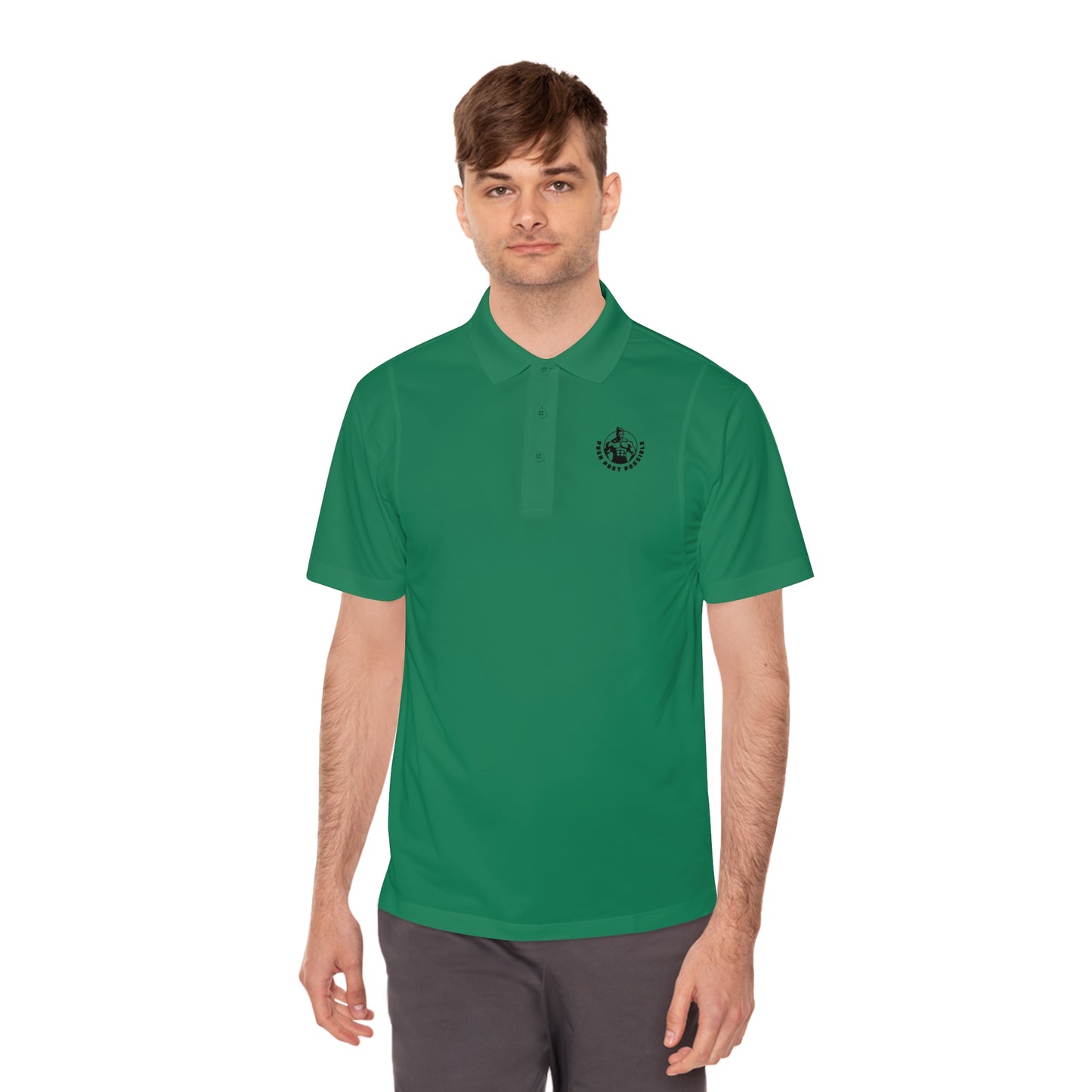 Push Past Possible Sport Polo Shirts