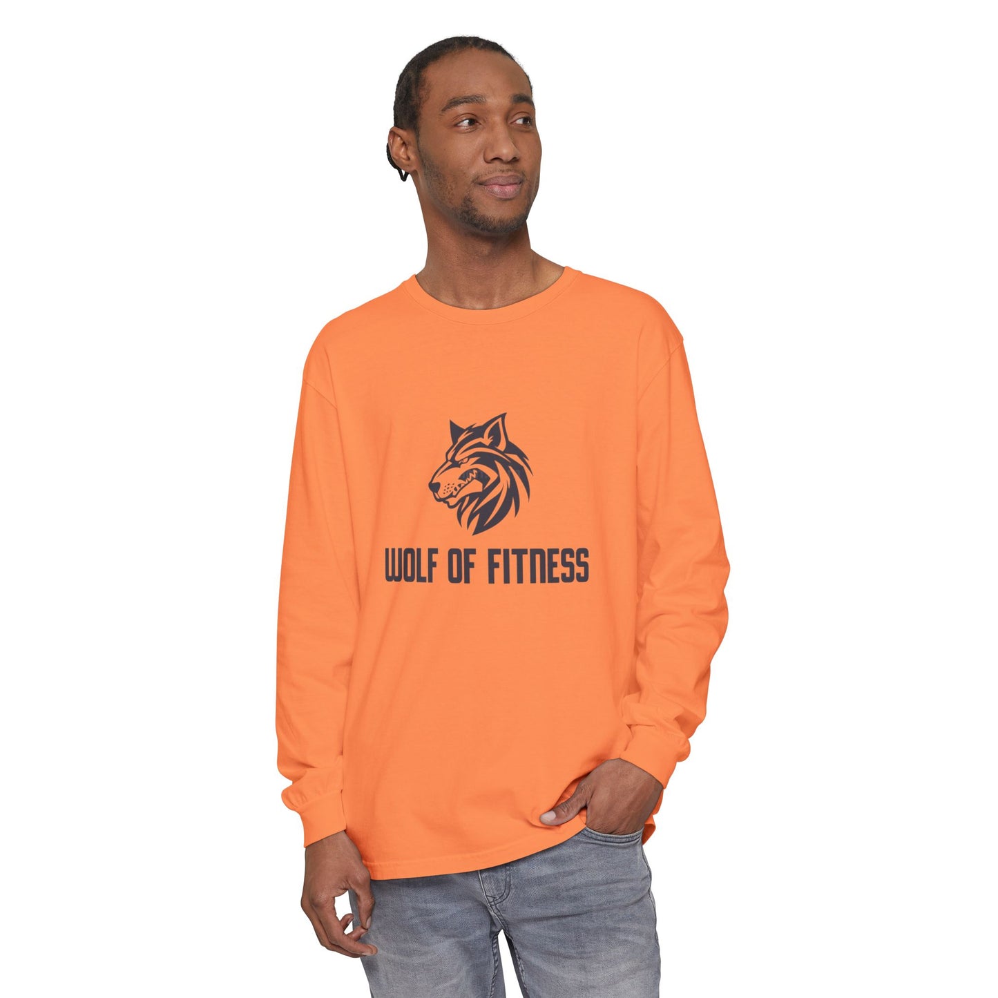 Wolf of Fitness Long Sleeve T-Shirts