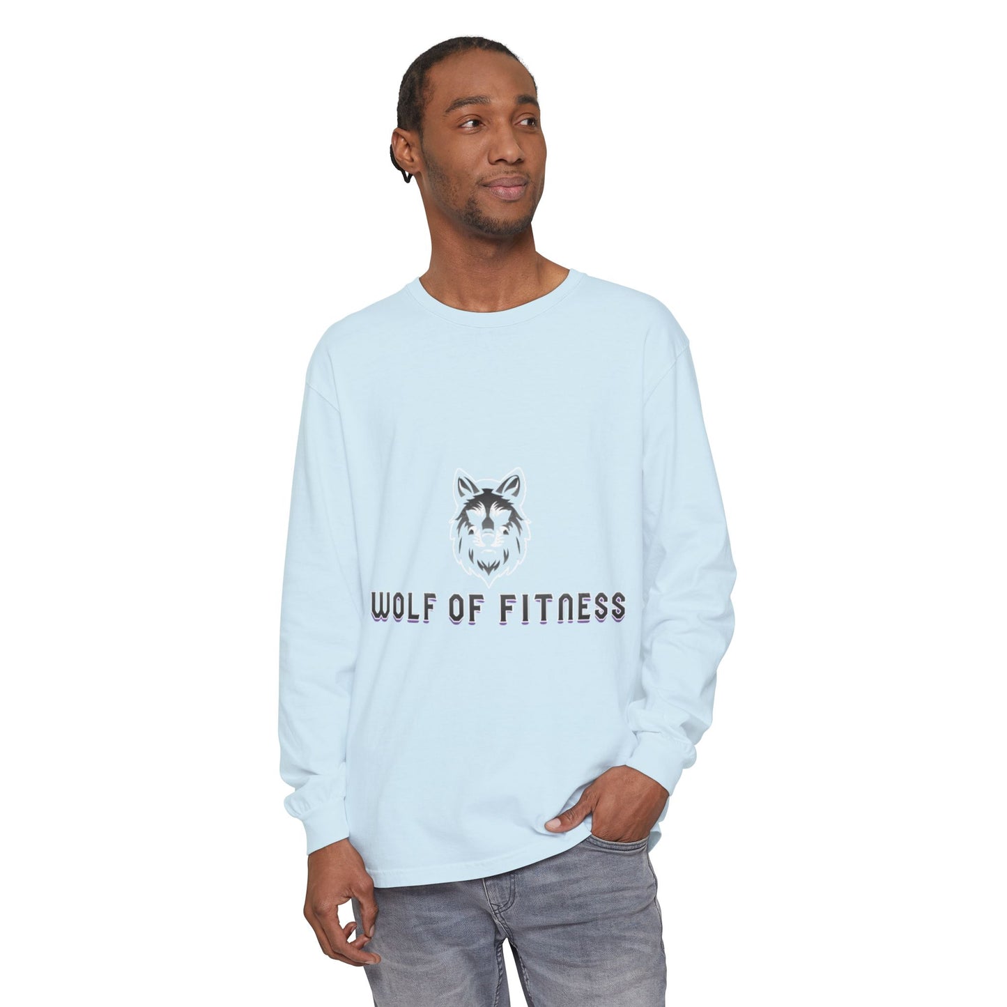 Wolf of Fitness Long Sleeve T-Shirts