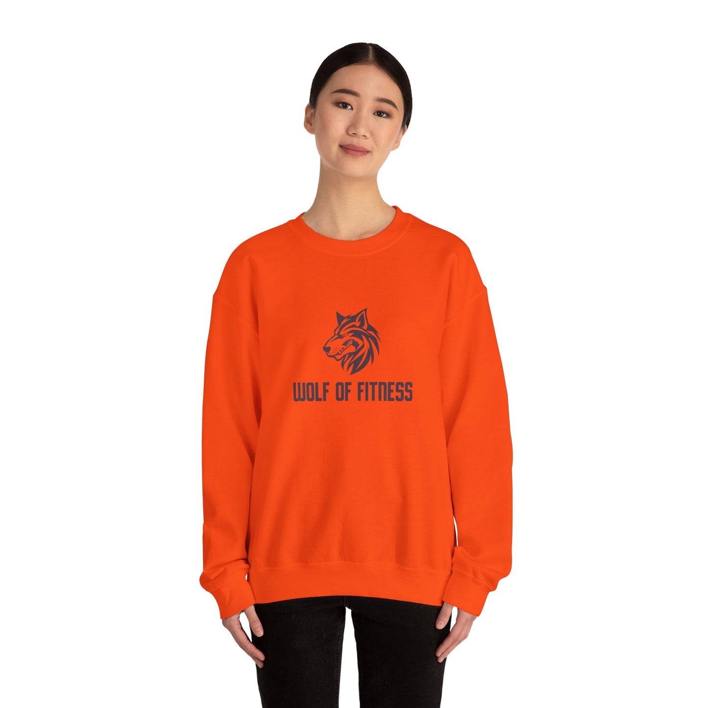 Wolf of Fitness Unisex Crewneck Sweatshirt | Motivational Gym Apparel