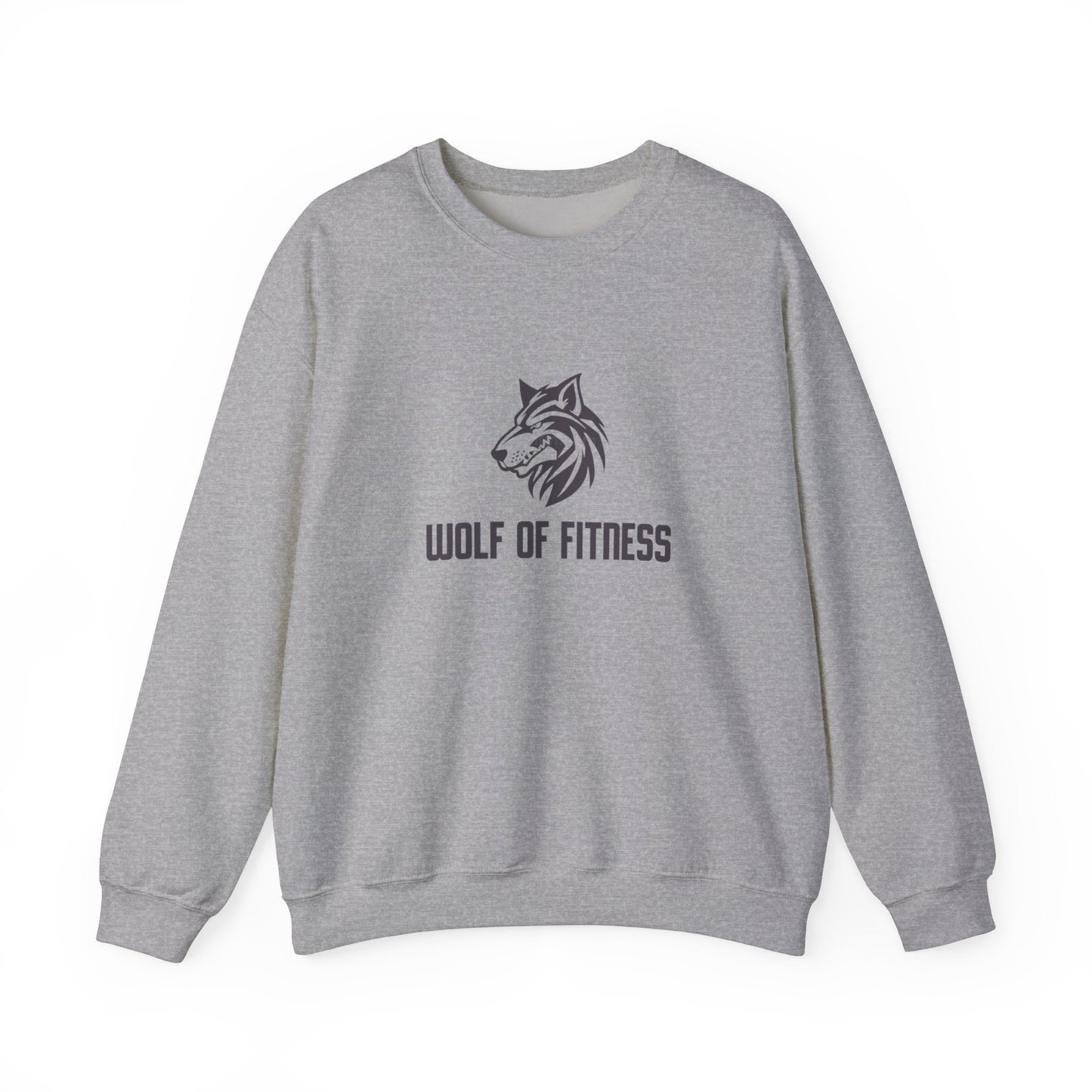 Wolf of Fitness Unisex Crewneck Sweatshirt | Motivational Gym Apparel