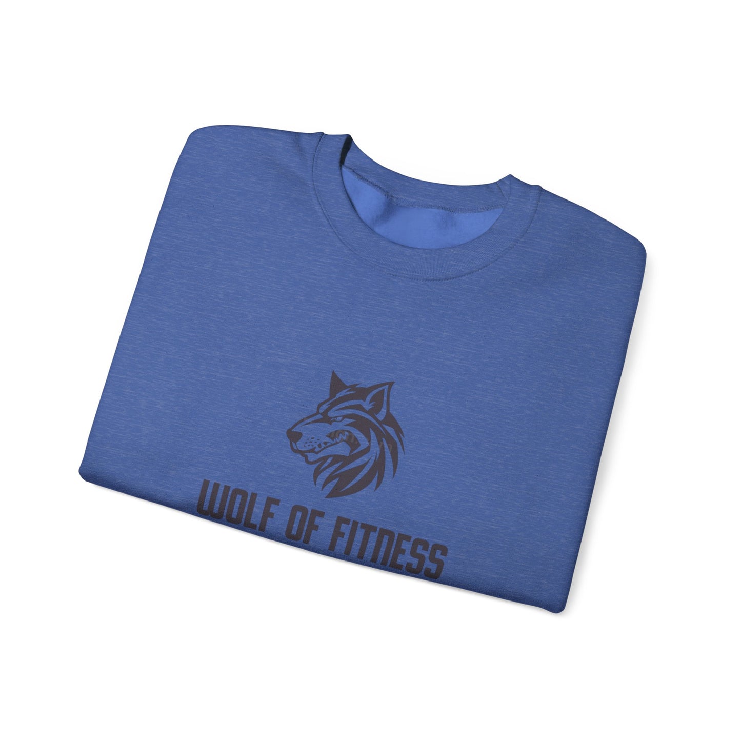 Wolf of Fitness Unisex Crewneck Sweatshirt | Motivational Gym Apparel