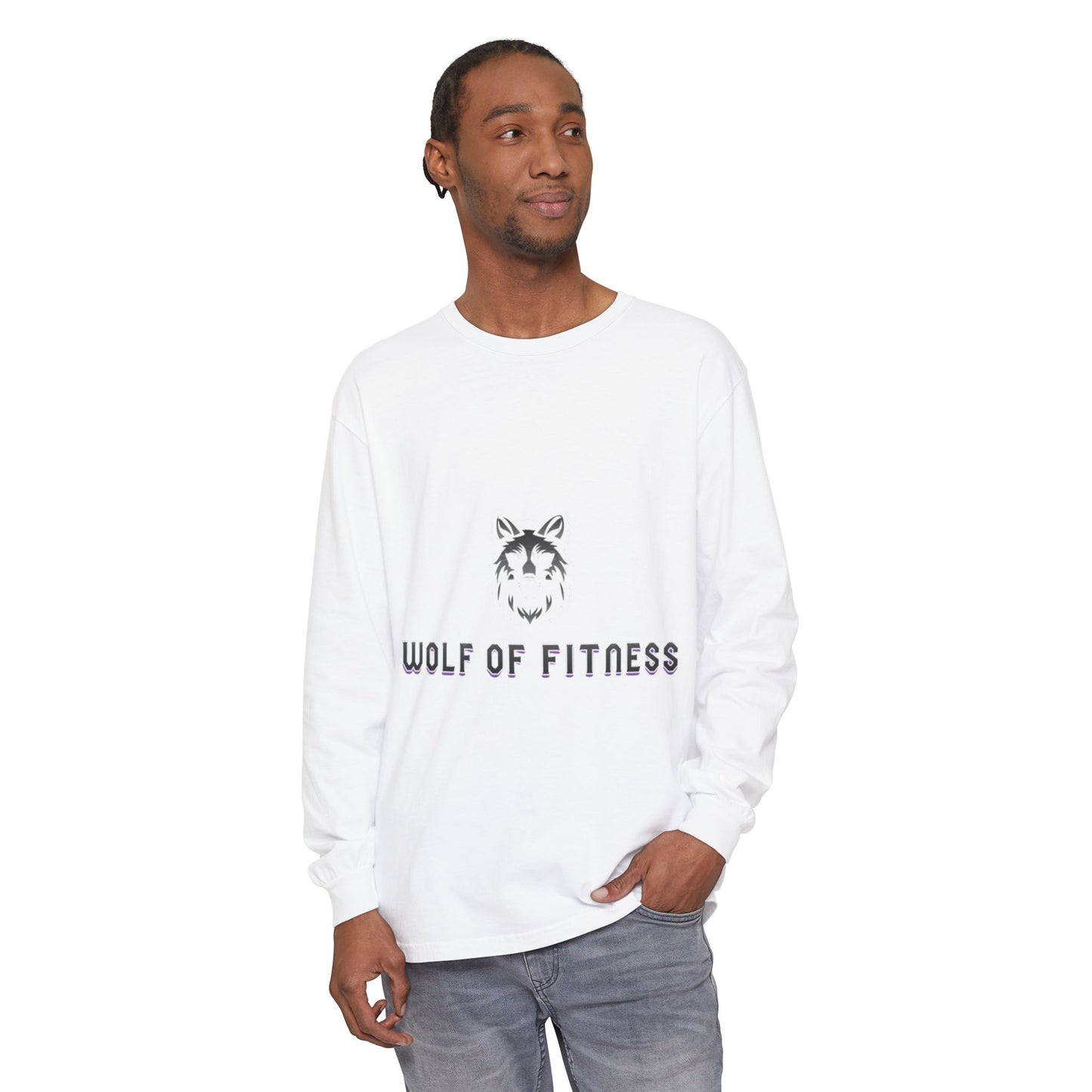 Wolf of Fitness Long Sleeve T-Shirts