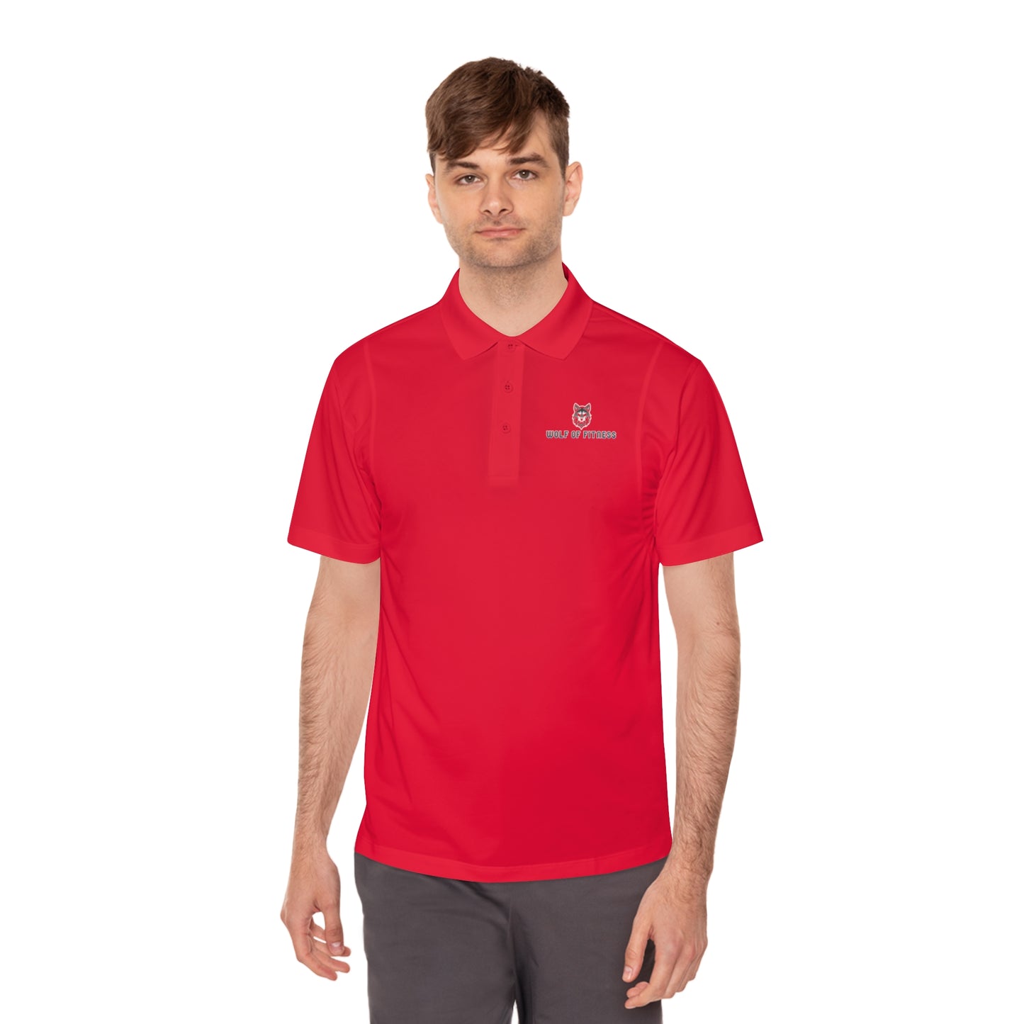 Men's Sport Polo Shirt - WOLF OF FITNESS Activewear