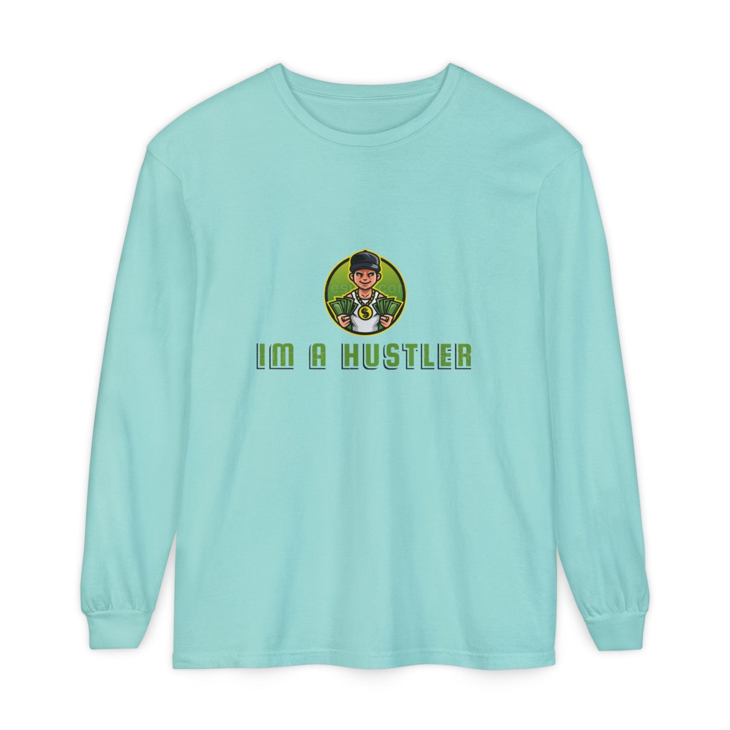 I'm a Hustler Long Sleeve T-Shirt - Casual Streetwear for Ambitious Go-Getters