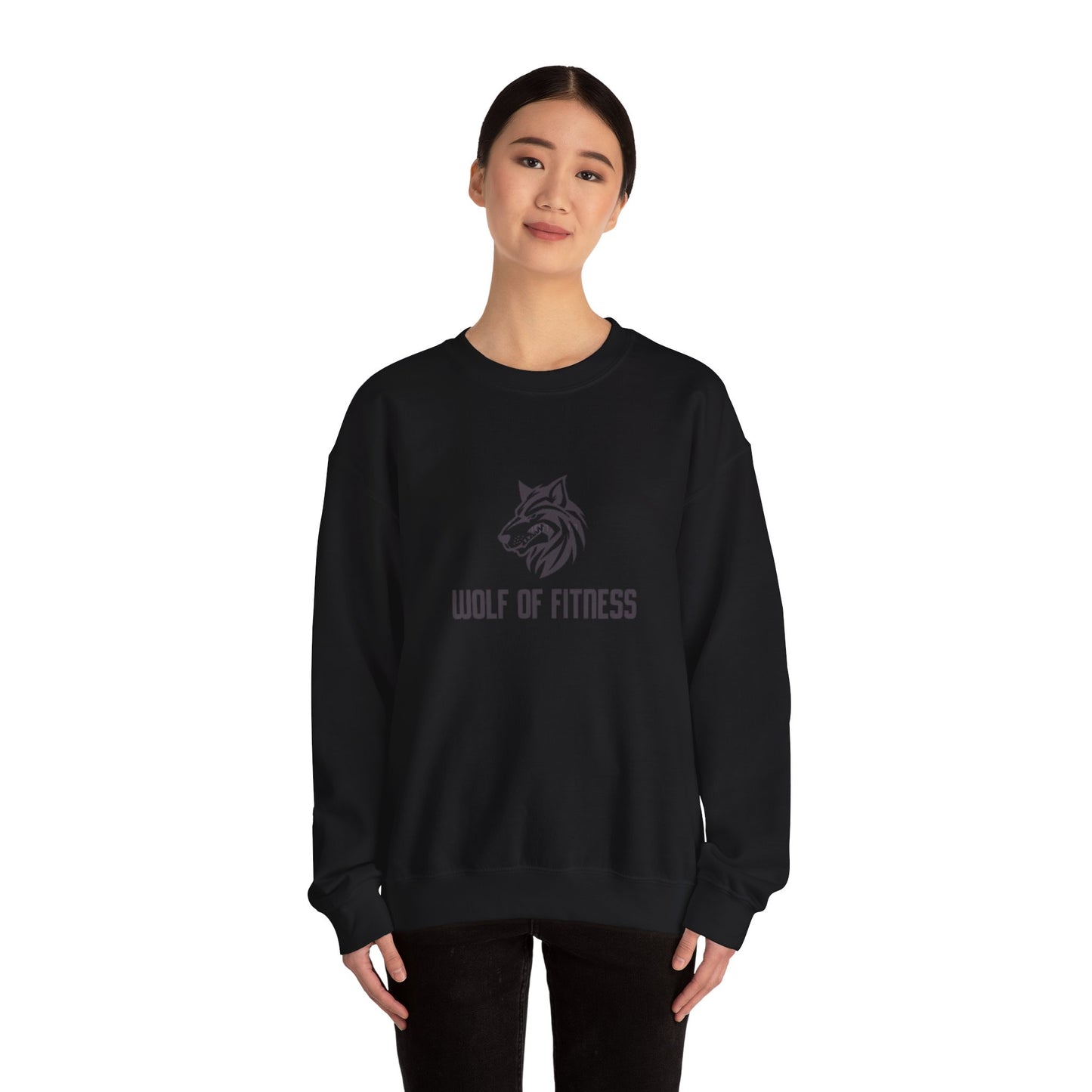 Wolf of Fitness Unisex Crewneck Sweatshirt | Motivational Gym Apparel