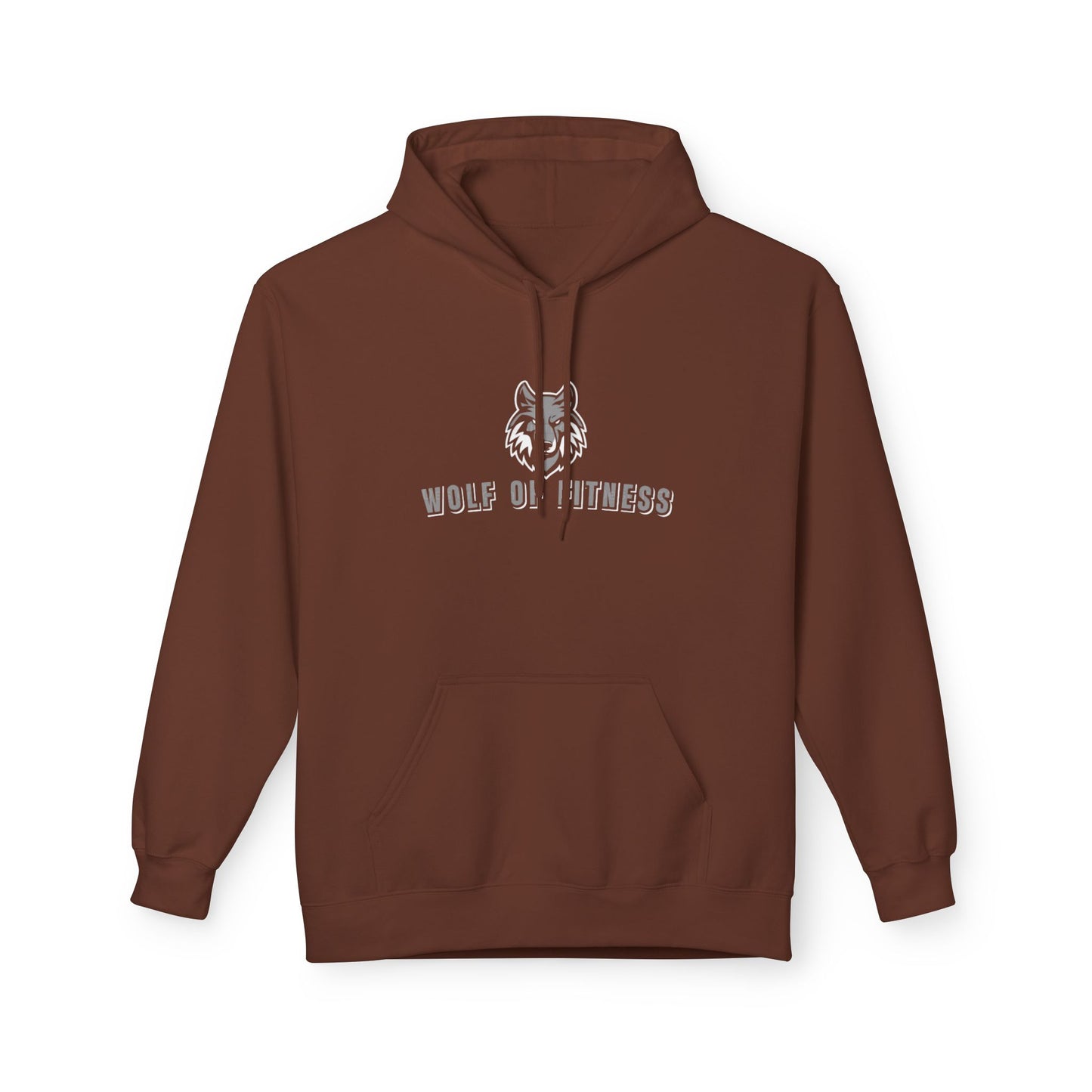 Wolf of Fitness Unisex Midweight Soft style Fleece Hoodie - Perfect for Active Lifestyles