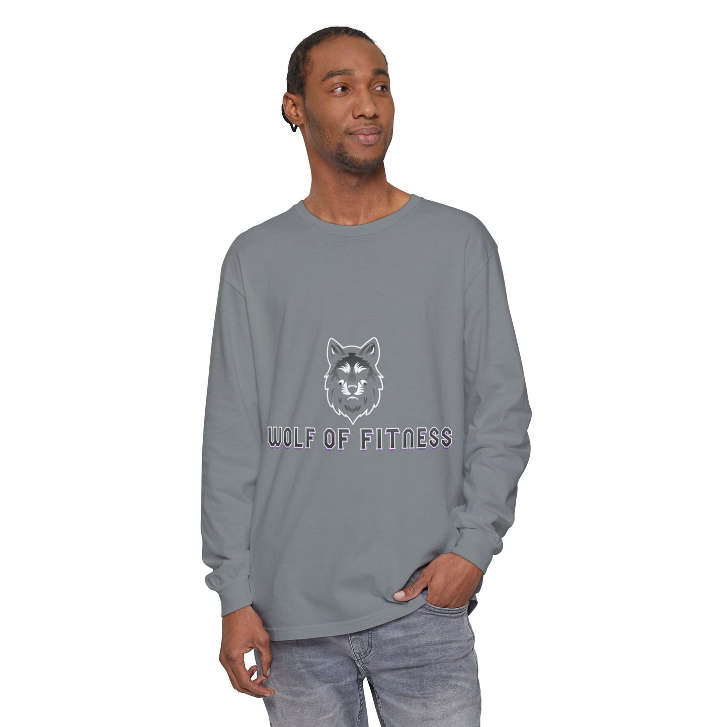 Wolf of Fitness Long Sleeve T-Shirts