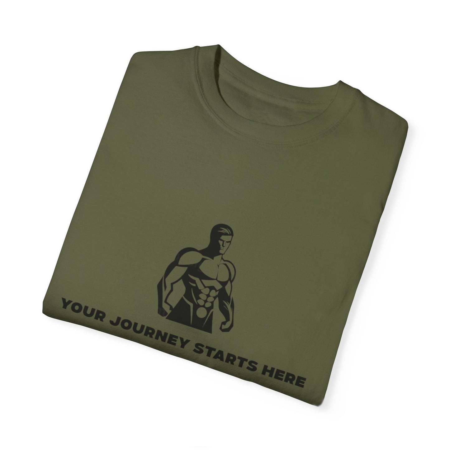 'Your Journey Starts Here 'Motivational Fitness T-Shirts