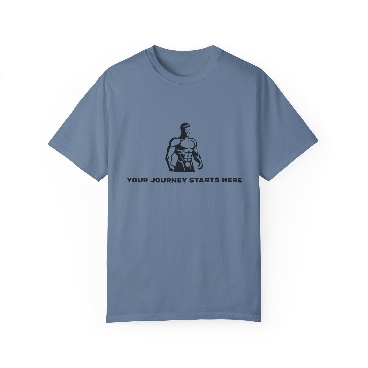 'Your Journey Starts Here 'Motivational Fitness T-Shirts