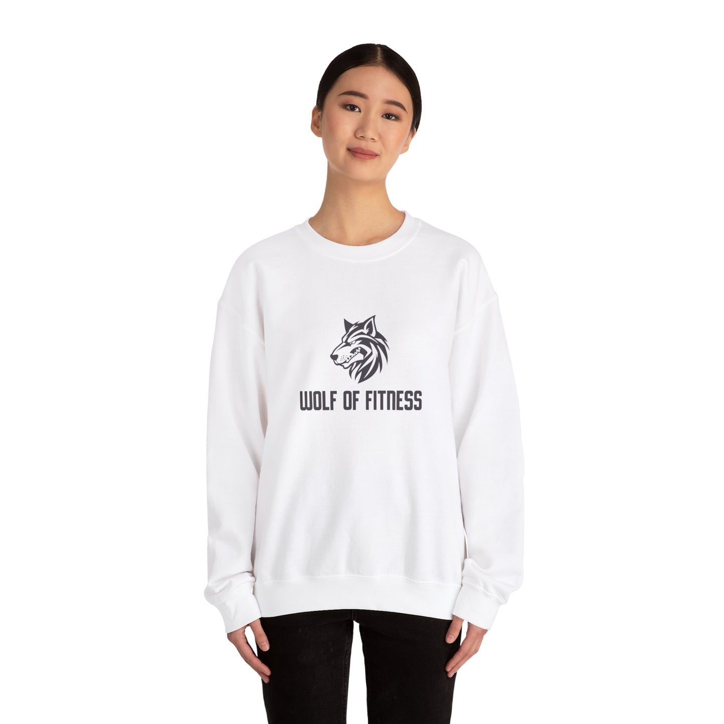 Wolf of Fitness Unisex Crewneck Sweatshirt | Motivational Gym Apparel