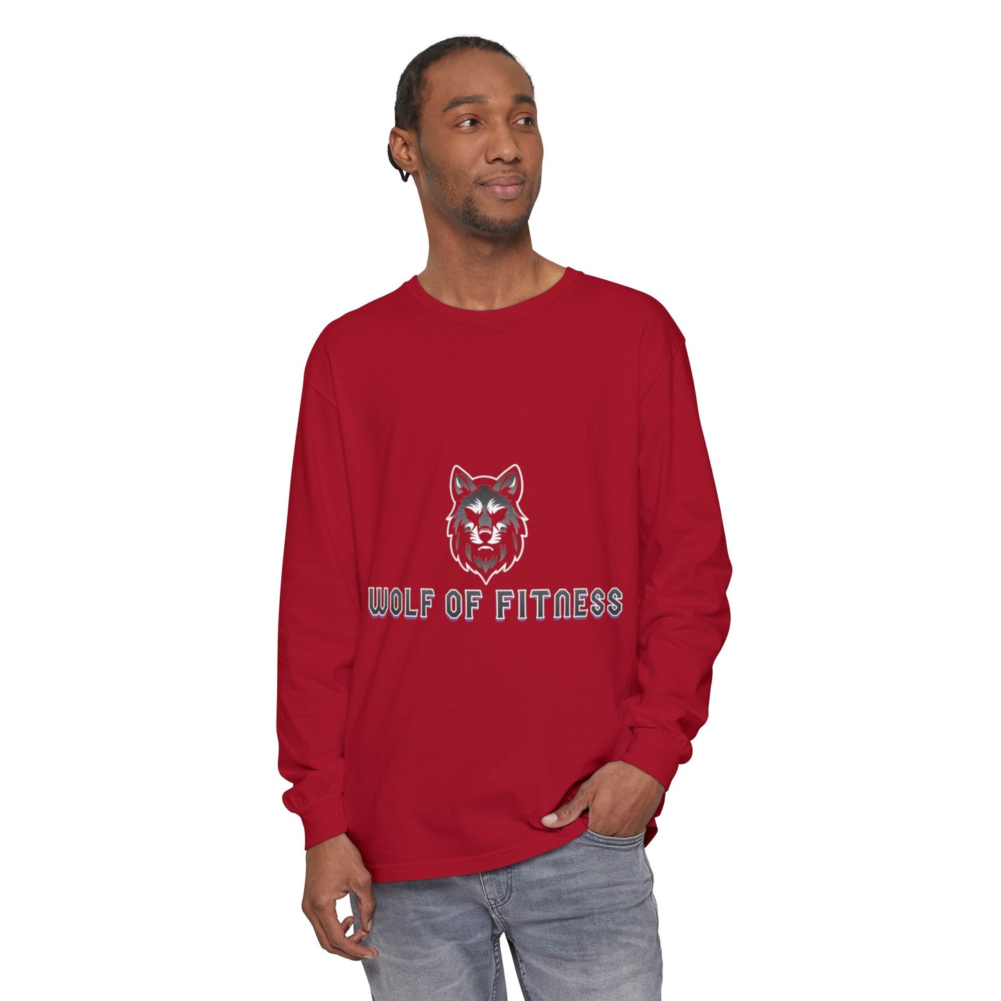 Wolf of Fitness Long Sleeve T-Shirts