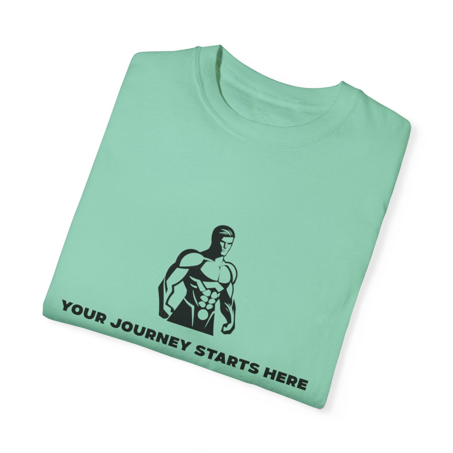 'Your Journey Starts Here 'Motivational Fitness T-Shirts