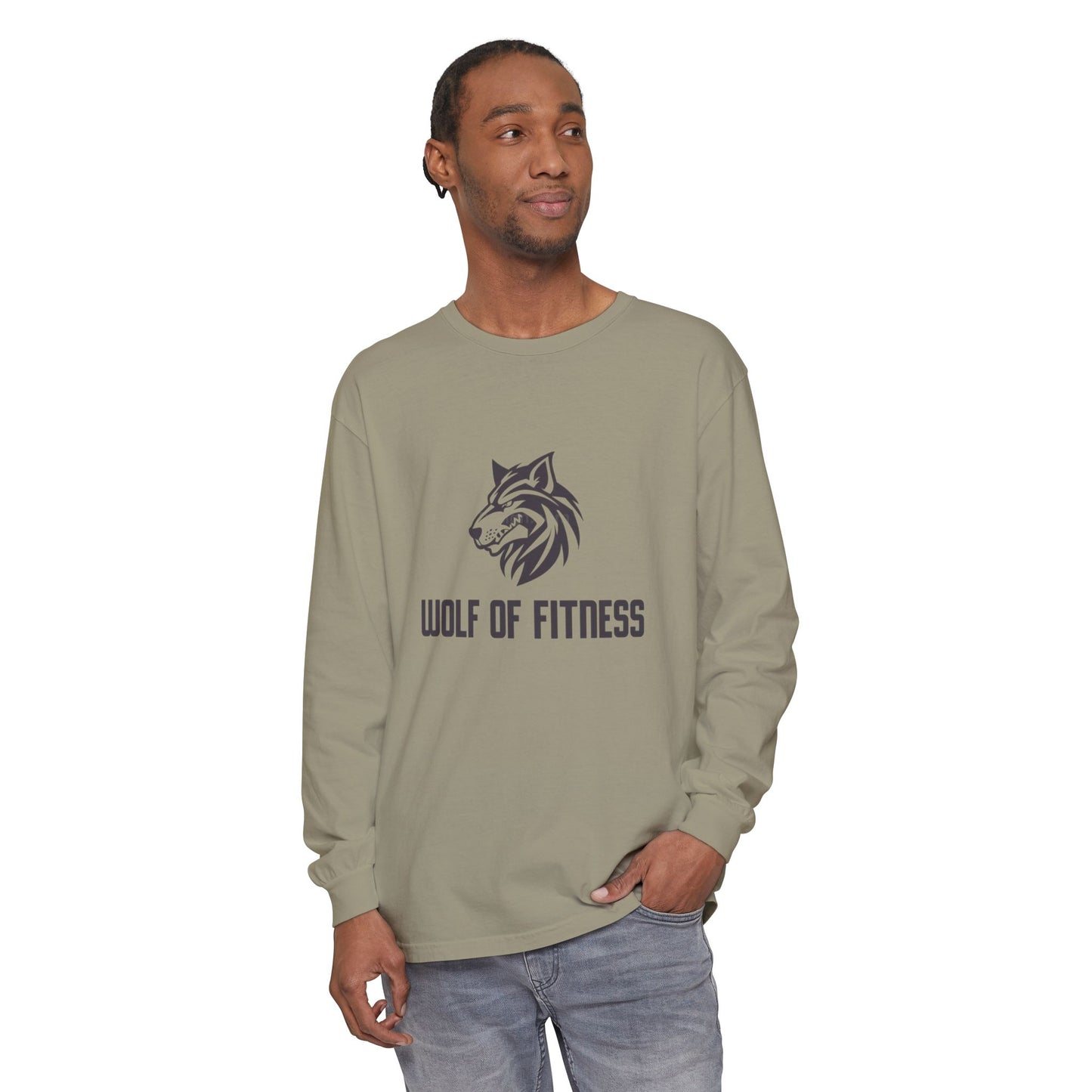 Wolf of Fitness Long Sleeve T-Shirts