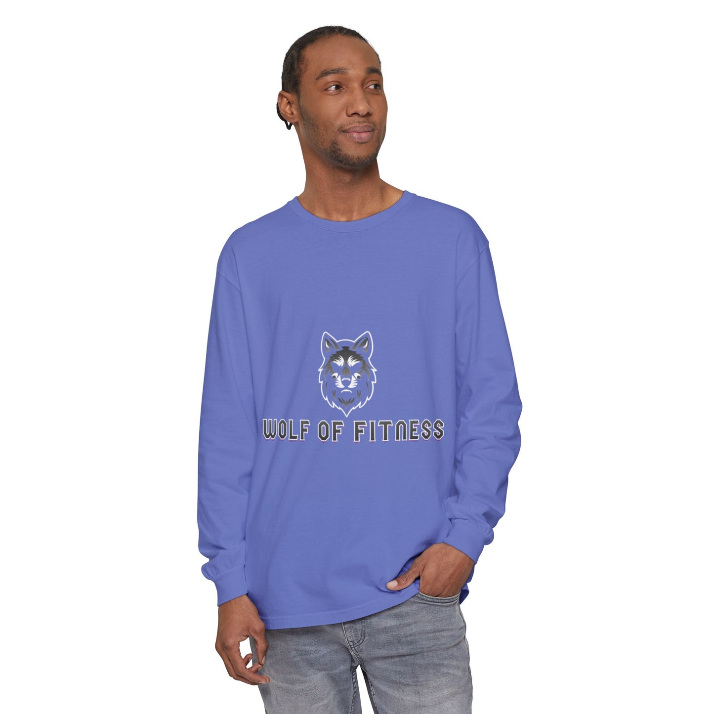 Wolf of Fitness Long Sleeve T-Shirts