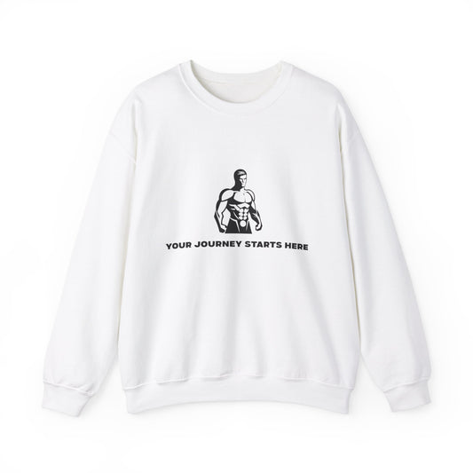 Motivational Sweatshirt - "Your Journey Starts Here"