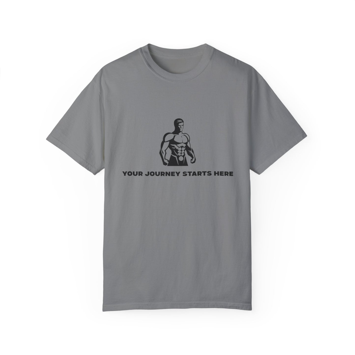 'Your Journey Starts Here 'Motivational Fitness T-Shirts