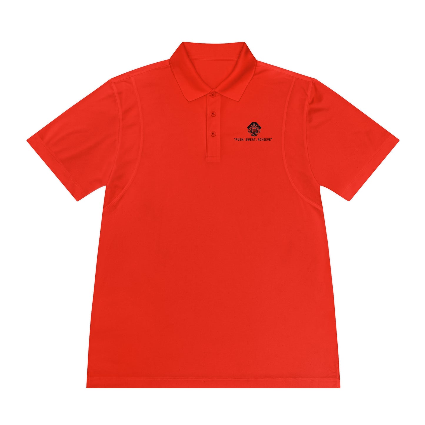 Push, Sweat, and Achieve Polo Shirts