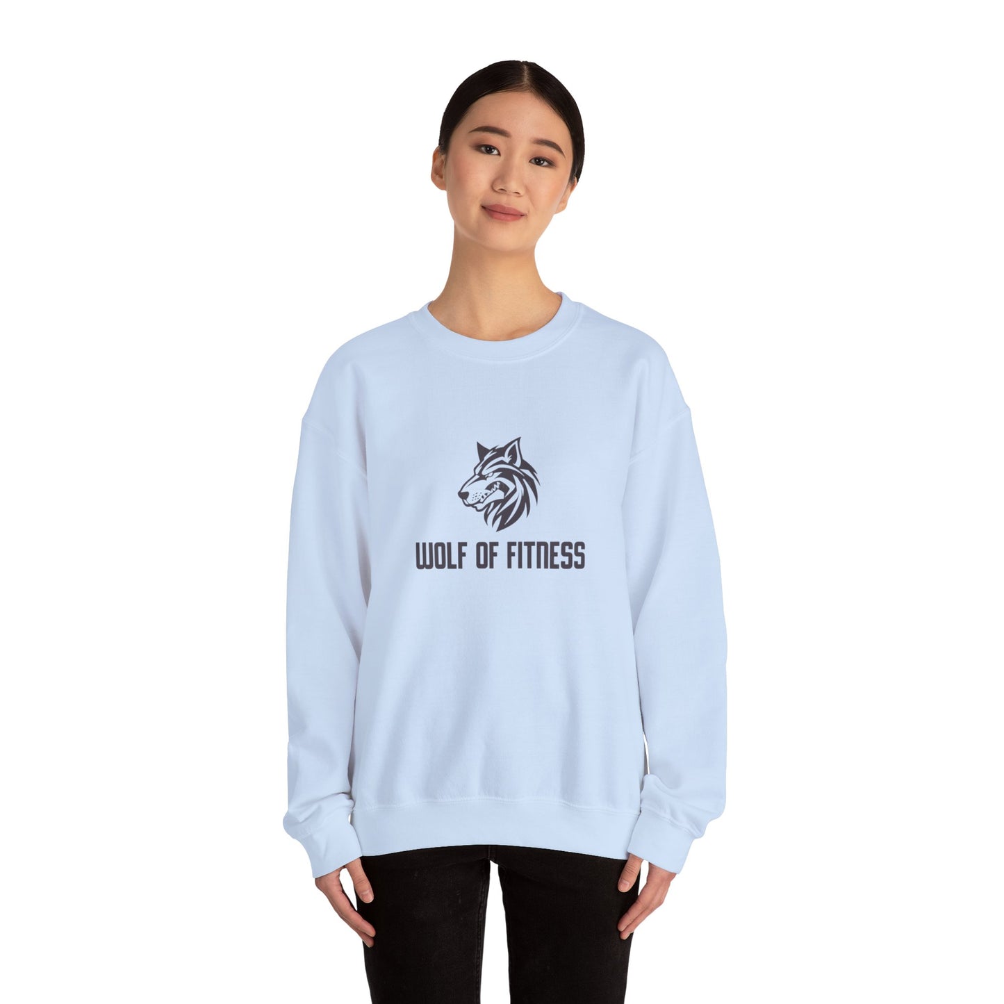 Wolf of Fitness Unisex Crewneck Sweatshirt | Motivational Gym Apparel