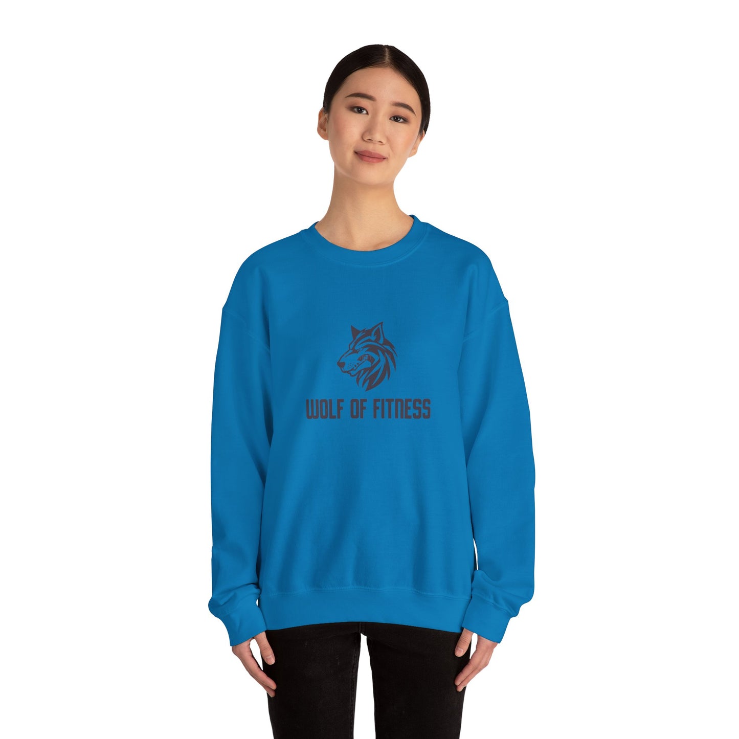 Wolf of Fitness Unisex Crewneck Sweatshirt | Motivational Gym Apparel