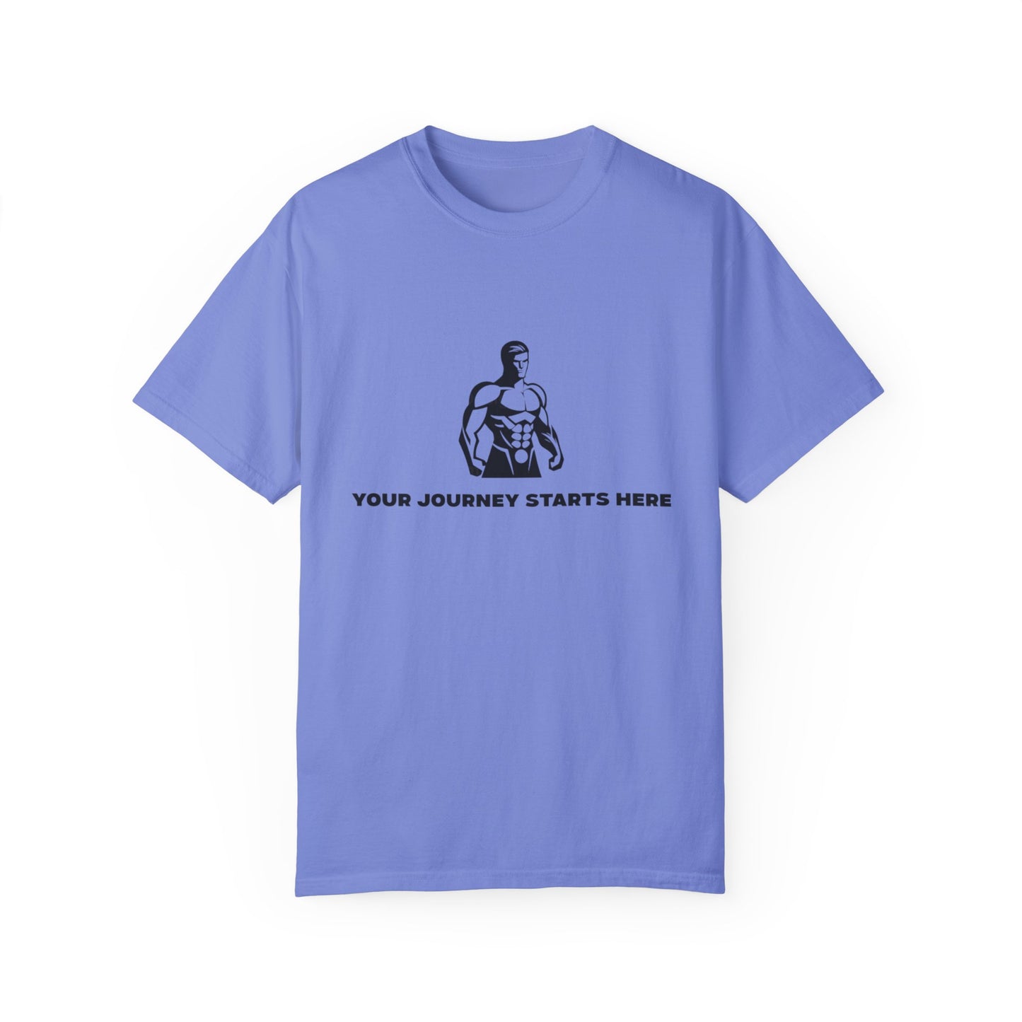 'Your Journey Starts Here 'Motivational Fitness T-Shirts