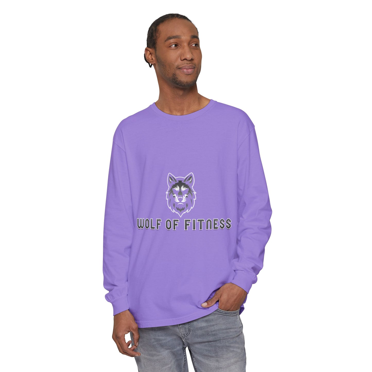 Wolf of Fitness Long Sleeve T-Shirts